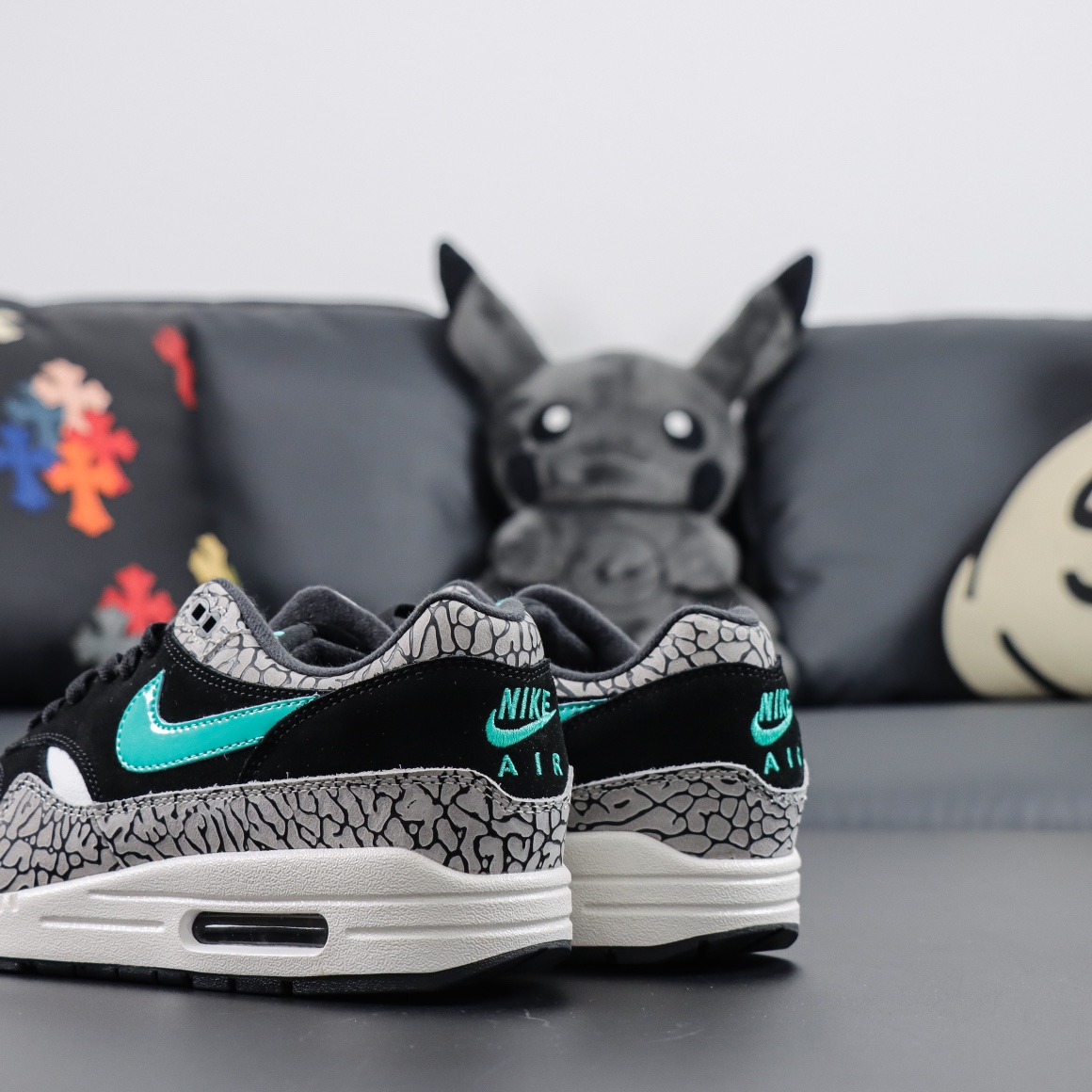 AtmosxNKAirMax1RetroElephant大象爆裂纹908366-001由Tinker