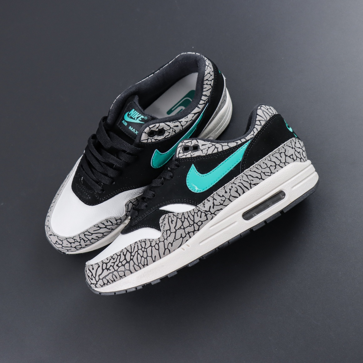 AtmosxNKAirMax1RetroElephant大象爆裂纹908366-001由Tinker