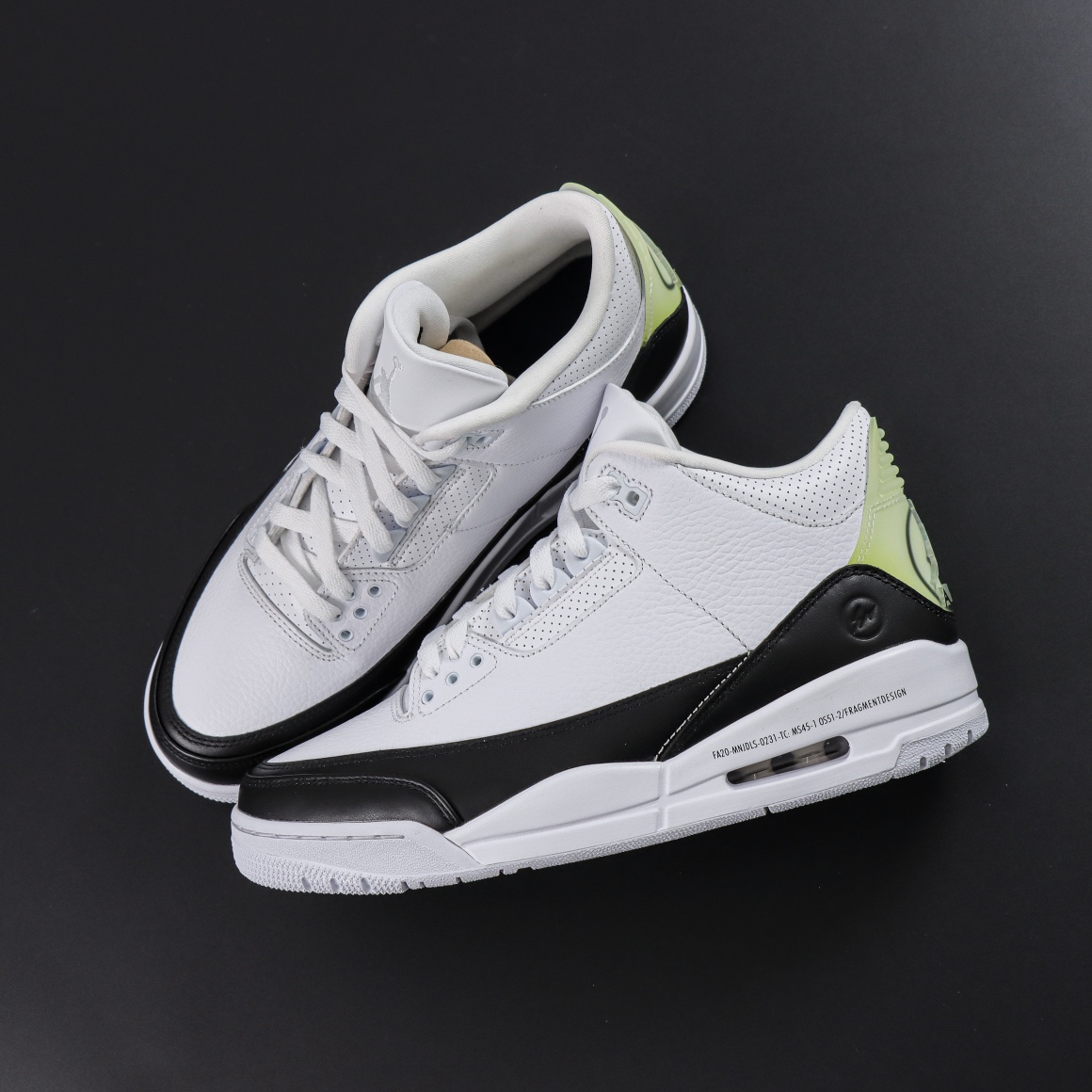 FragmentDesignxAirJordan3SP藤原浩黑白GX纯原生产线出品#原楦原纸板开发确保原