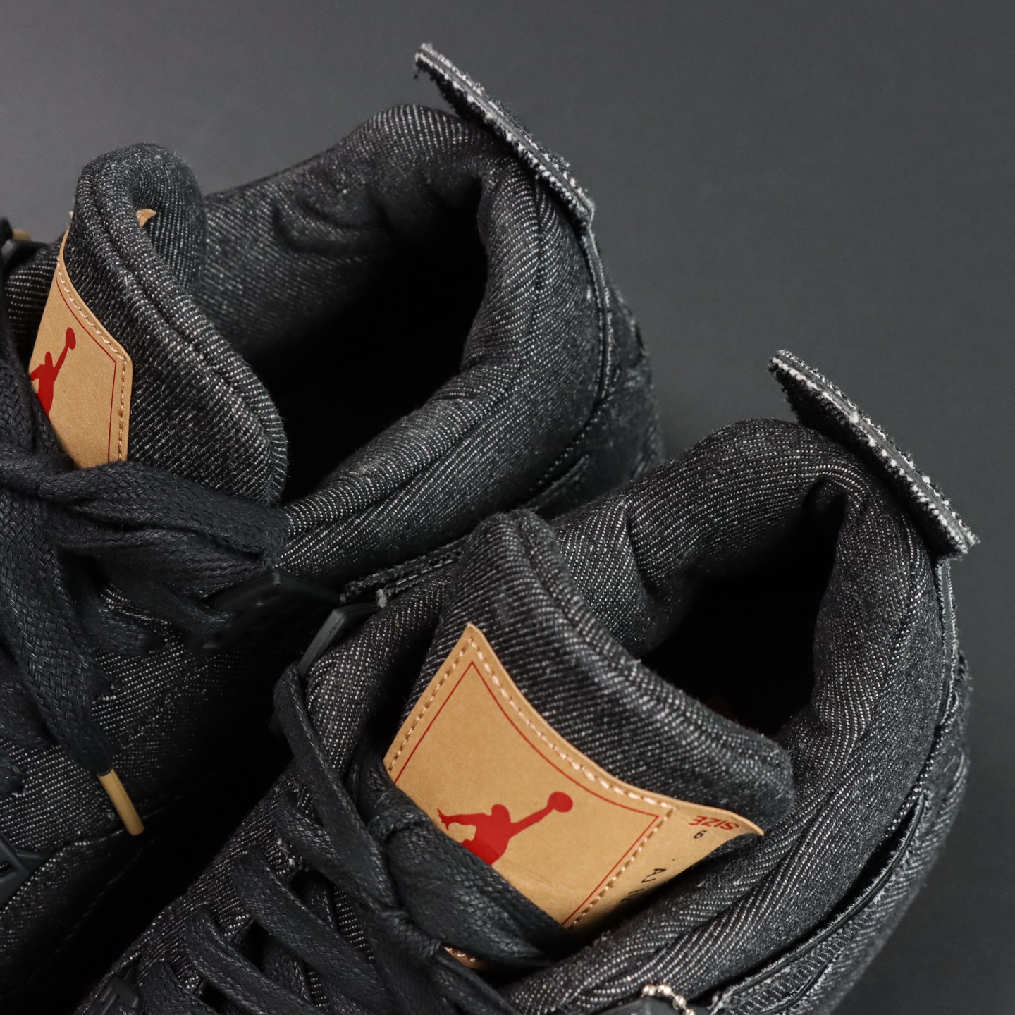 Levi's x Air Jordan 4 Black Denim Sneakers Limited Edition 8 i1746445726781 992 0 7