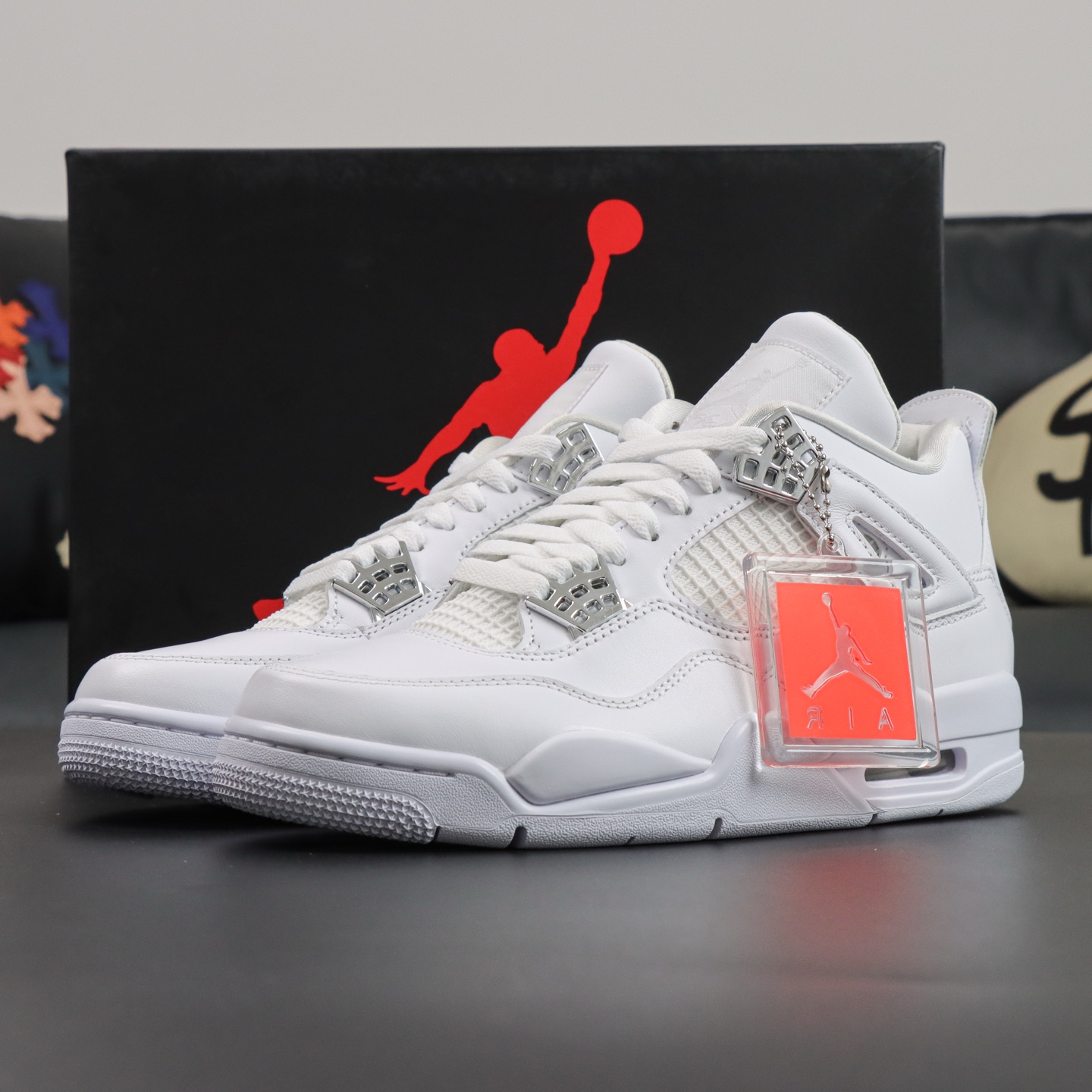 
Jordan Air Jordan 4 retro pure money 白猫 白猫-100
Size