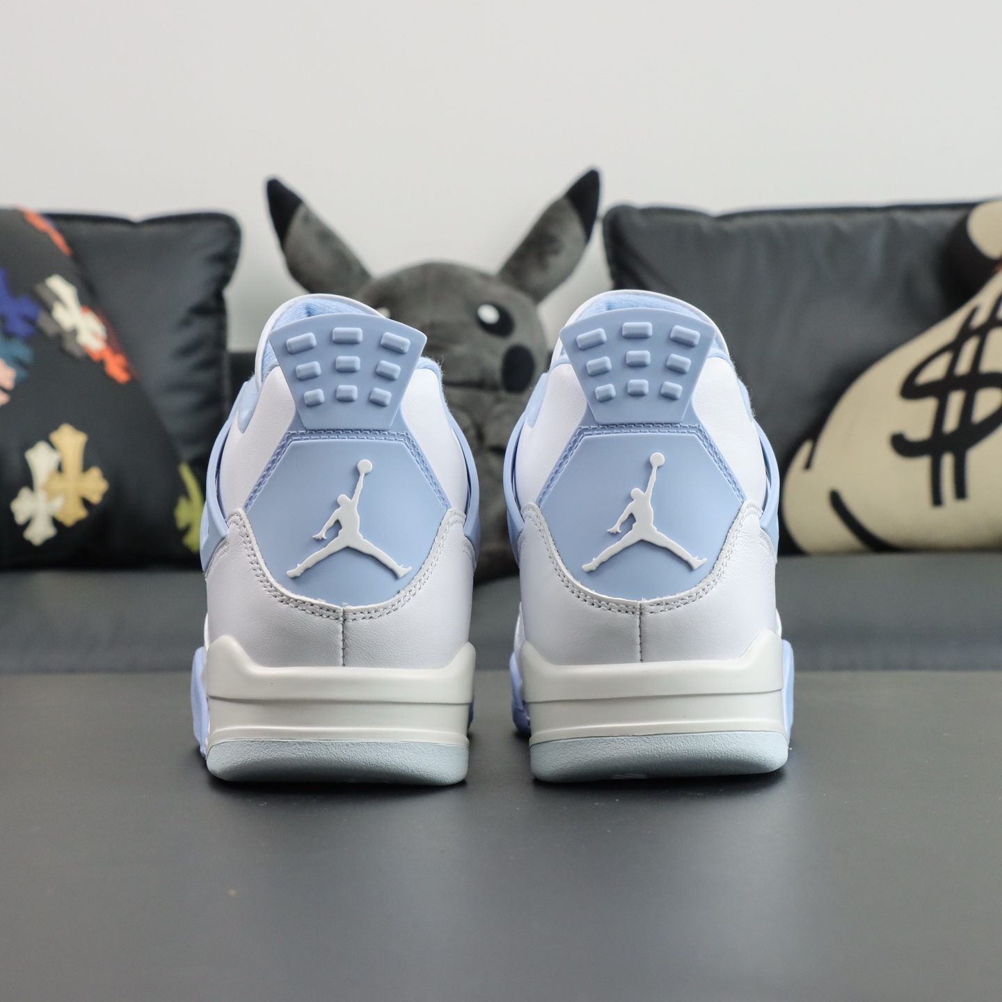 Air Jordan 4 "Aluminum" White & Blue Sneakers, High Quality & Comfortable 2 i1746445979057 5740 0 1