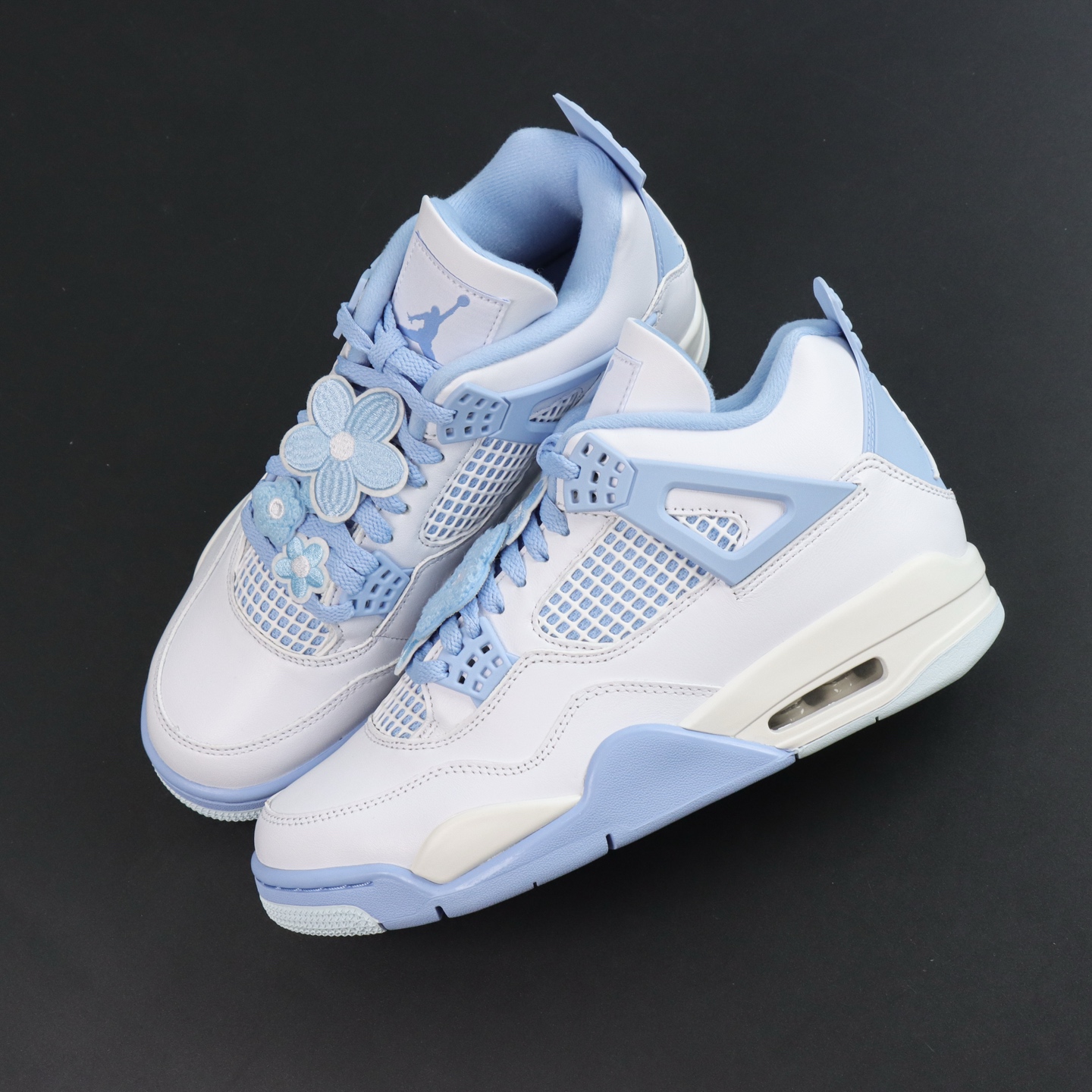 Air Jordan 4 "Aluminum" White & Blue Sneakers, High Quality & Comfortable 9 i1746445980415 6328 0 8