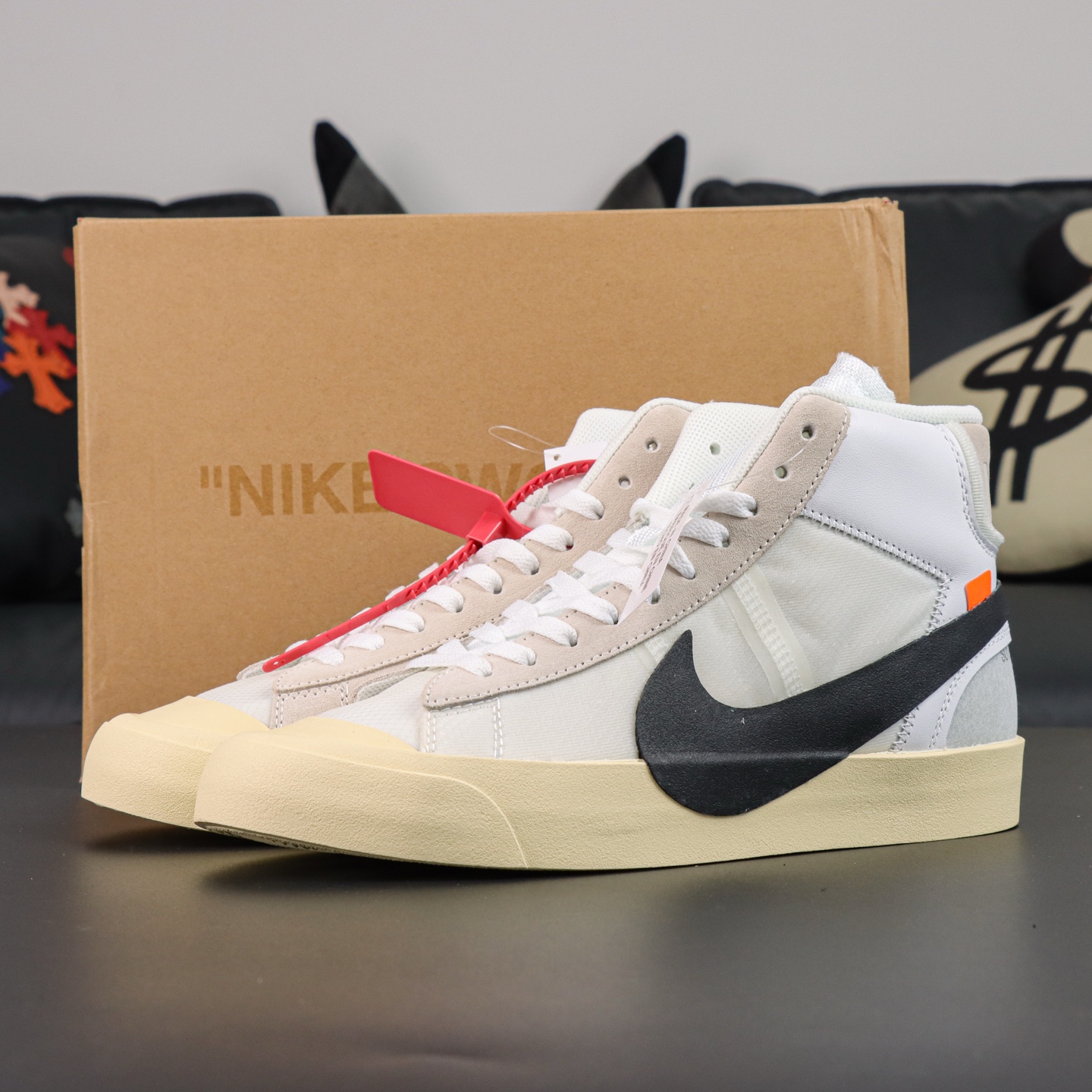  Off-White x NK Blazer Mid “The Ten” 米白色 AA3832-100
