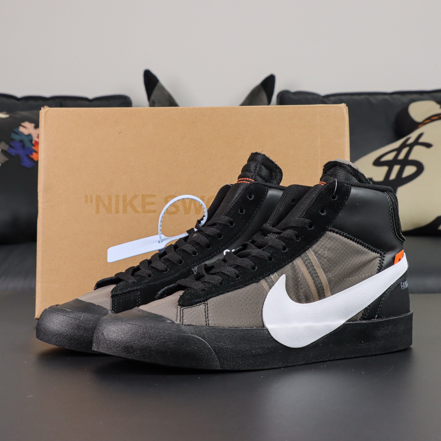  Off-White x NK Blazer Mid “Grim Reaper”黑白万圣节 AA3832
