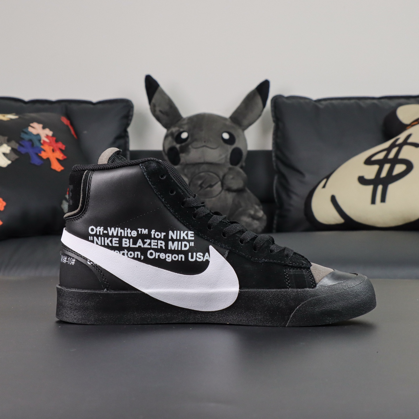  Off-White x NK Blazer Mid “Grim Reaper”黑白万圣节 AA3832