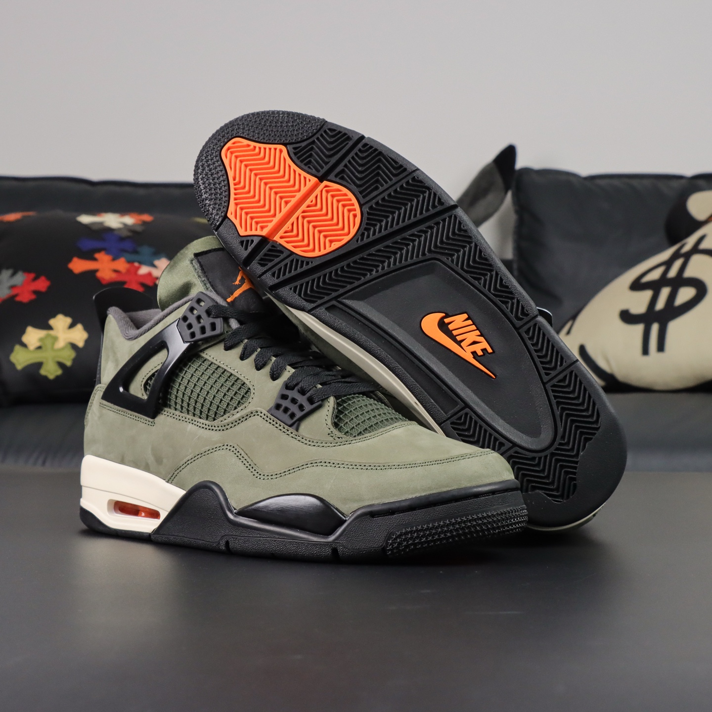 UNDEFEATED x Jordan Air Jordan 4 Olive Sneakers - Premium Quality 3 i1750248806969 7458 0 2