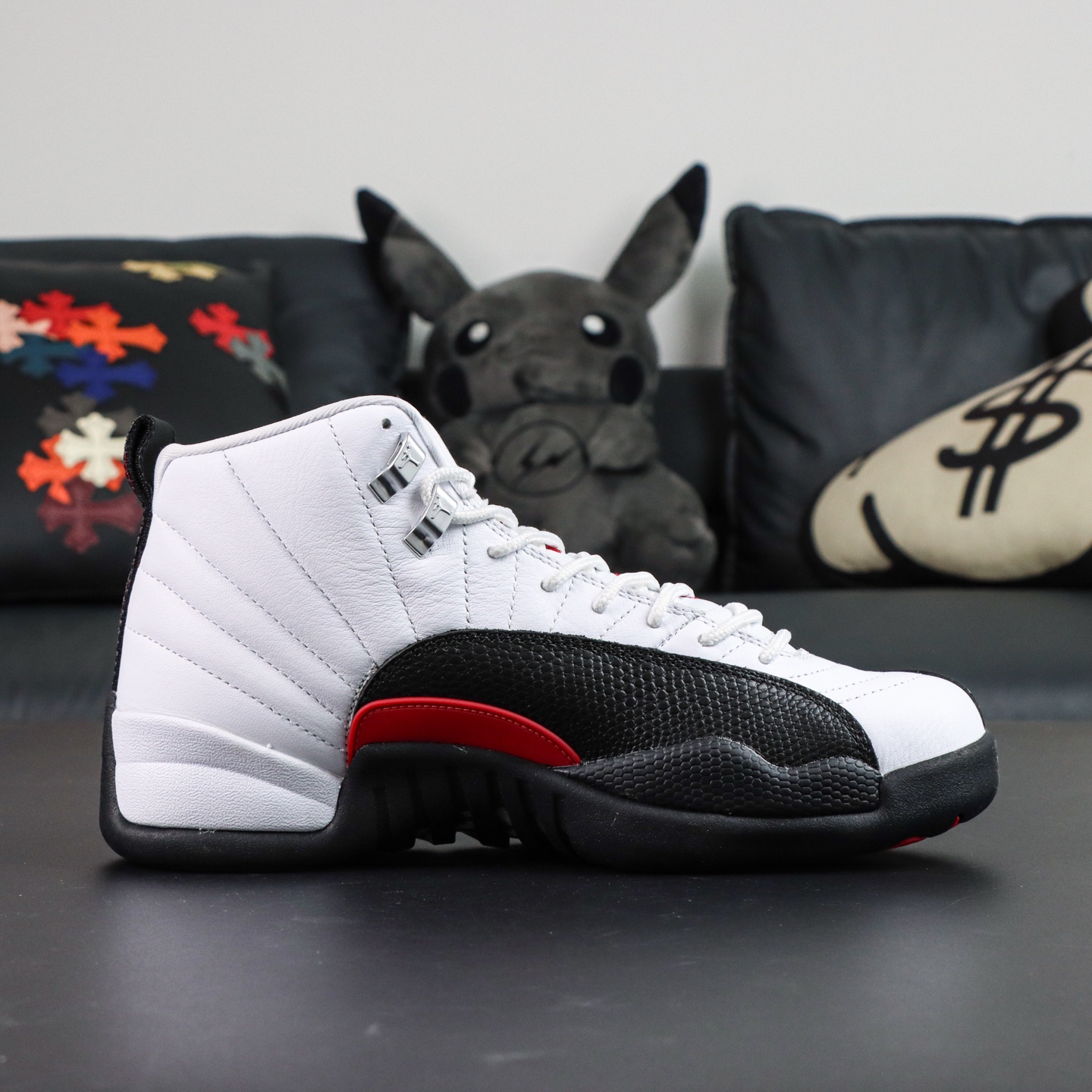 
Air Jordan 12 “Red Taxi”
AJ12白黑红 外贸纯原订单‼
S2纯原生产线出品
