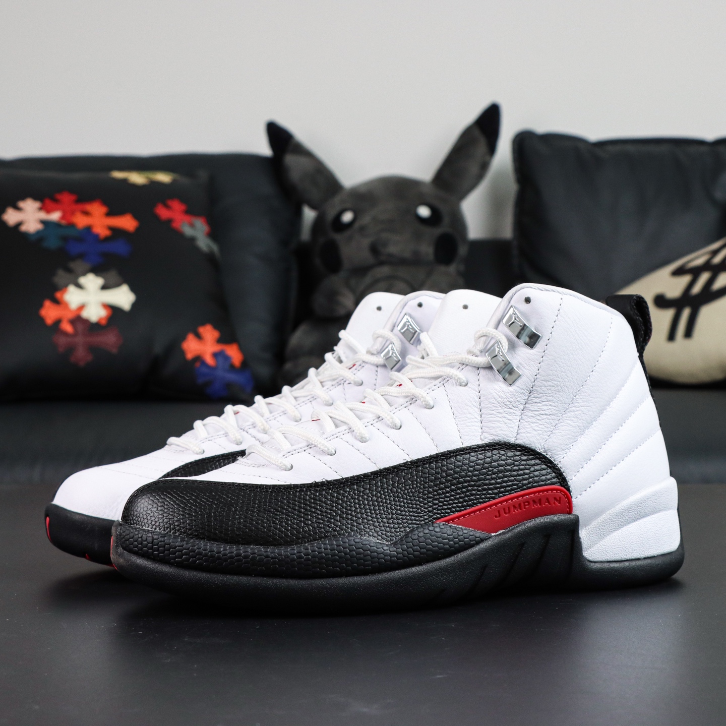 
Air Jordan 12 “Red Taxi”
AJ12白黑红 外贸纯原订单‼
S2纯原生产线出品
