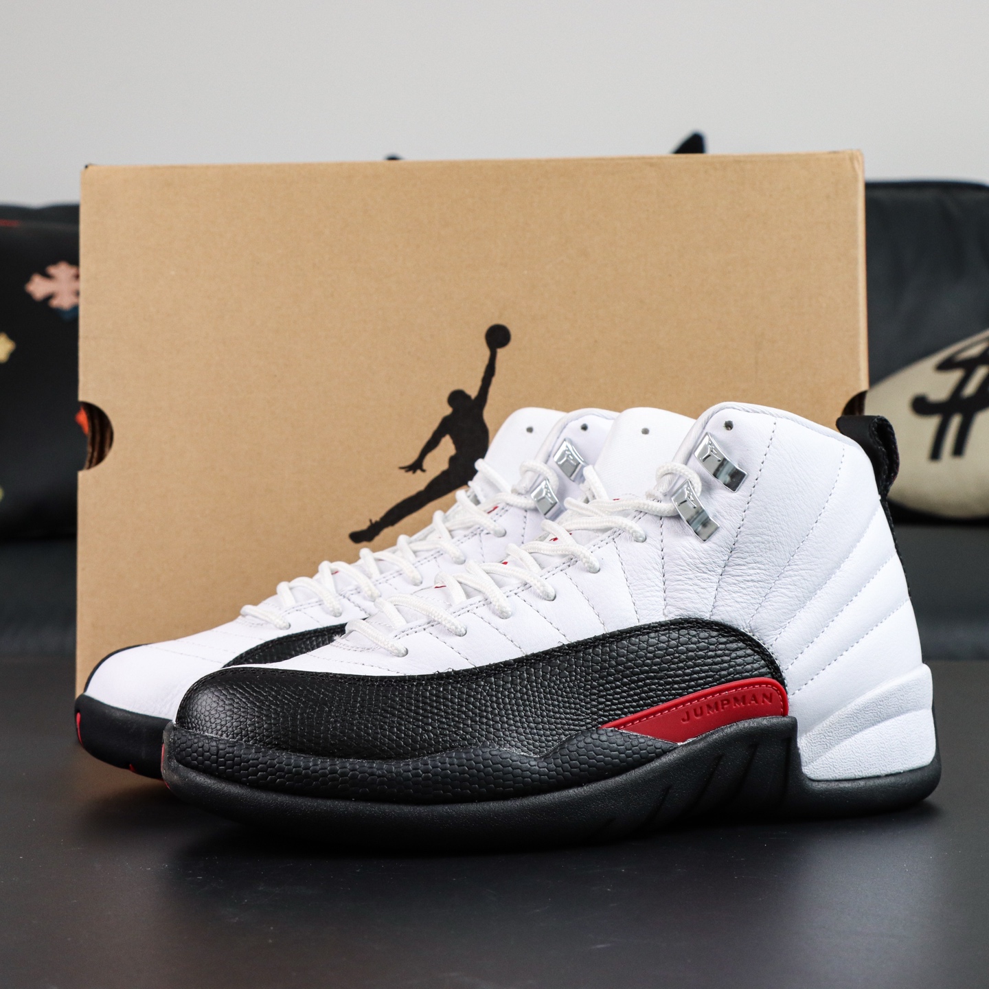 
Air Jordan 12 “Red Taxi”
AJ12白黑红 外贸纯原订单‼
S2纯原生产线出品
