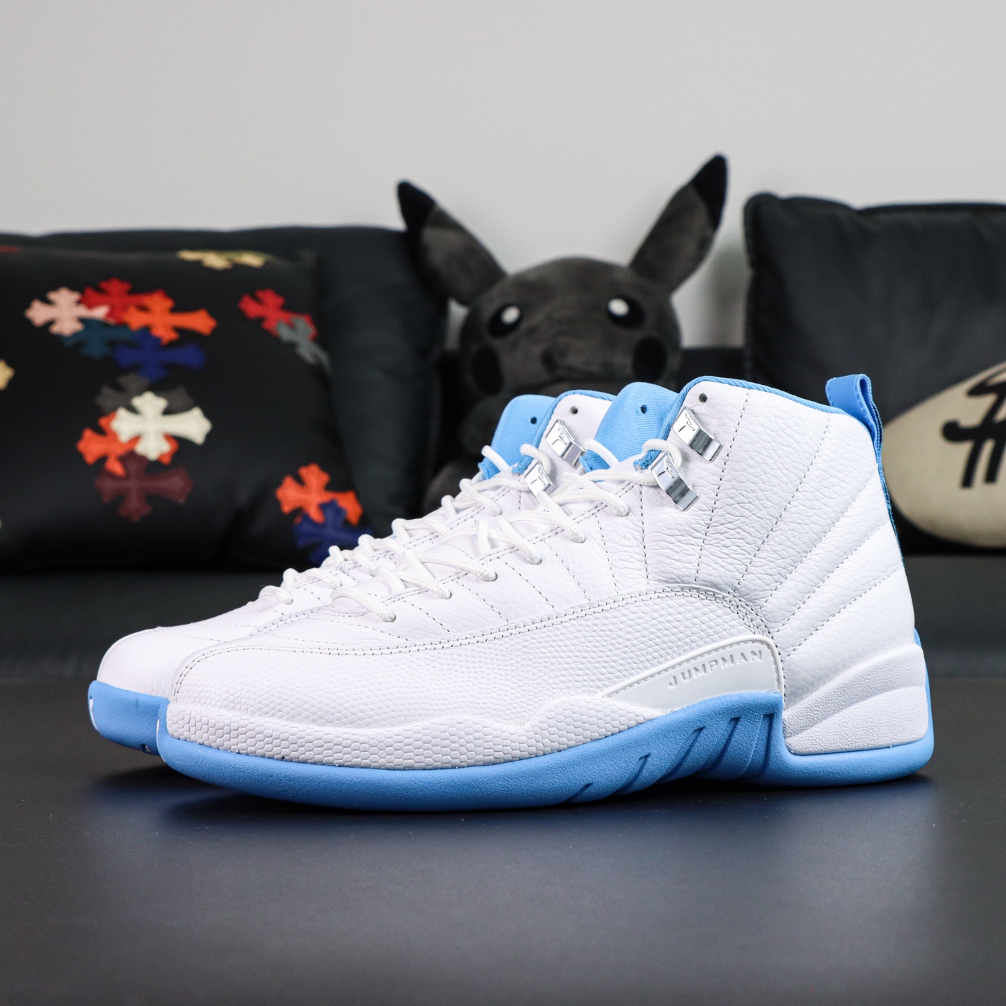 
Air Jordan 12 “MELO”
AJ12北卡蓝 外贸纯原订单‼
S2纯原生产线出品
原楦原纸