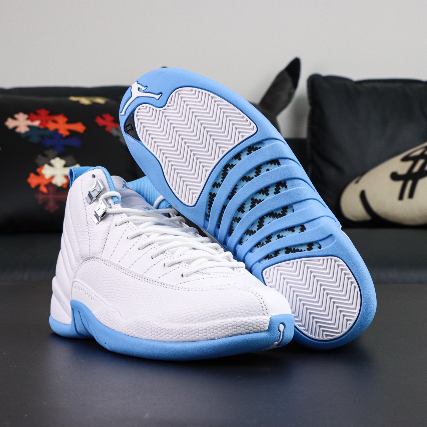
Air Jordan 12 “MELO”
AJ12北卡蓝 外贸纯原订单‼
S2纯原生产线出品
原楦原纸