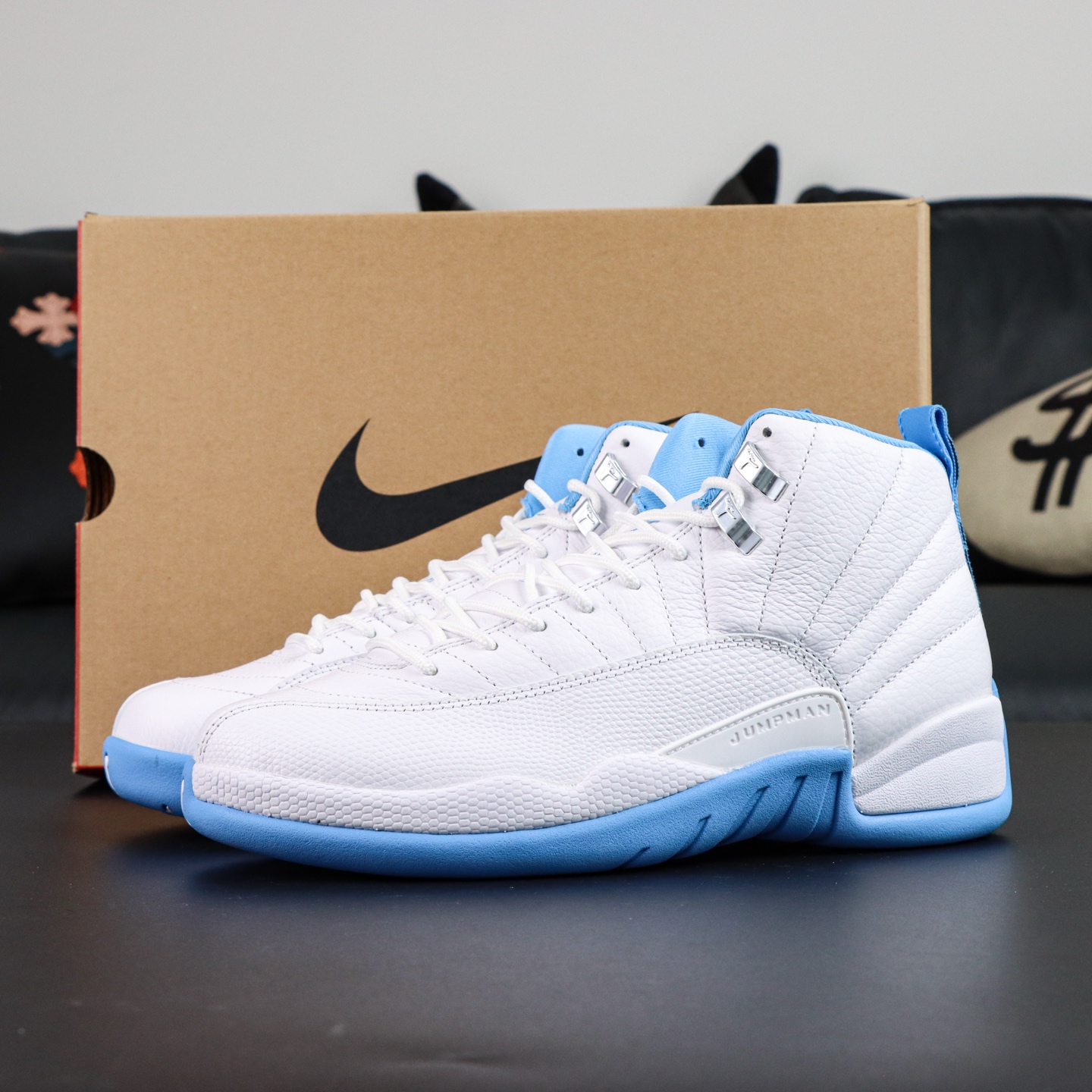
Air Jordan 12 “MELO”
AJ12北卡蓝 外贸纯原订单‼
S2纯原生产线出品
原楦原纸