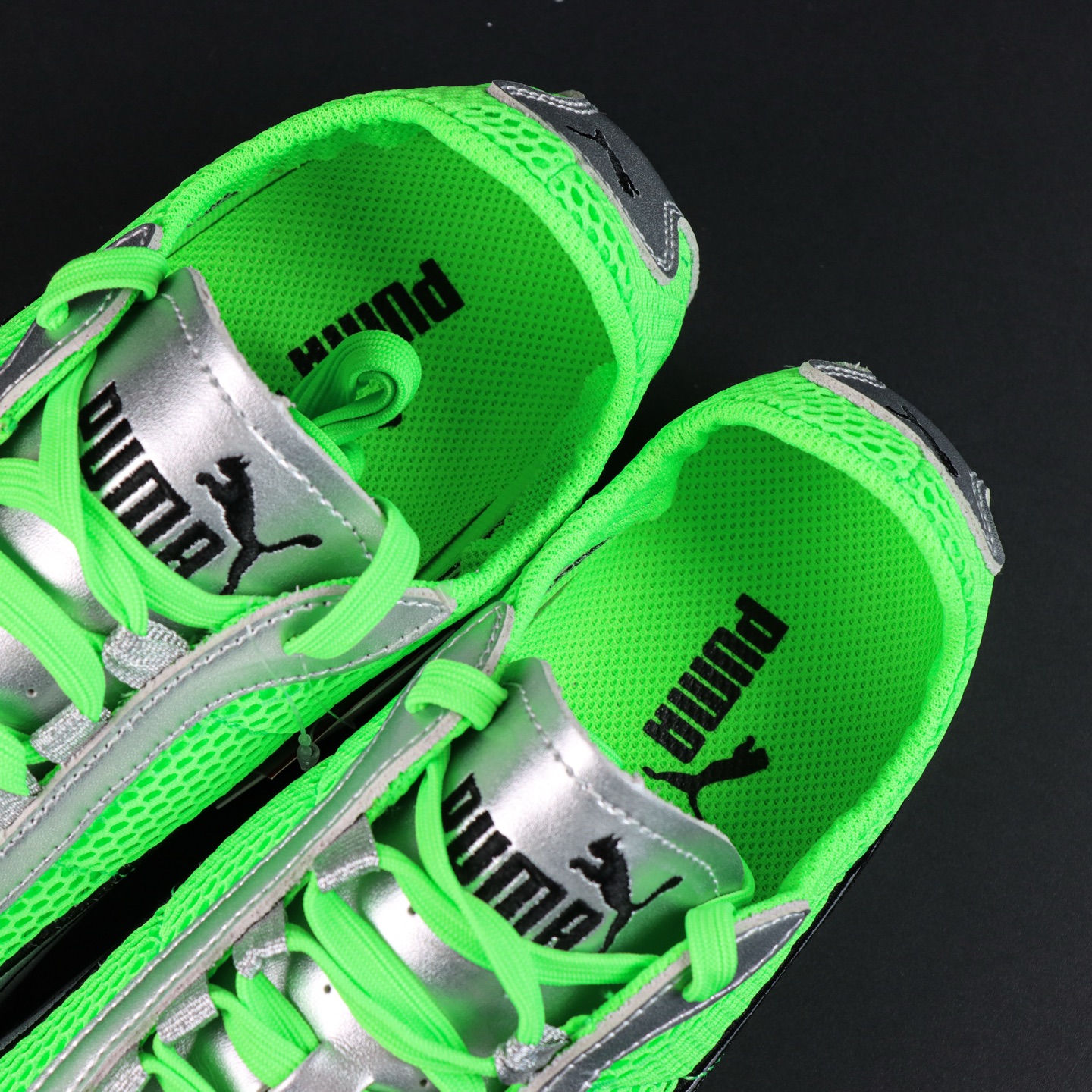 PUMA H-Street Low-Profile Sneakers - Silver & Green, Authentic Design 8 i1753875820696 5432 0 7