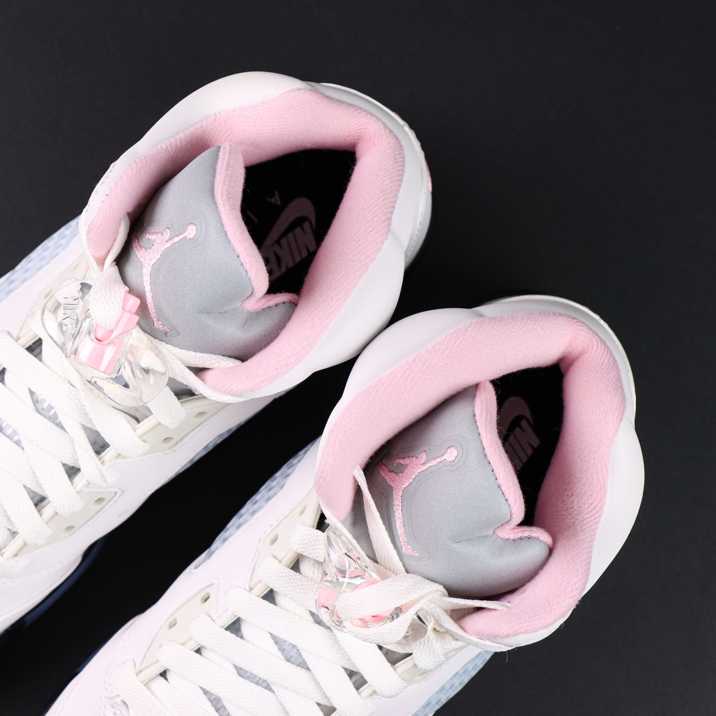 Air Jordan 5 Medium Soft Pink Sneakers White/Pink Authentic Style 9 i1754049201209 2499 0 7
