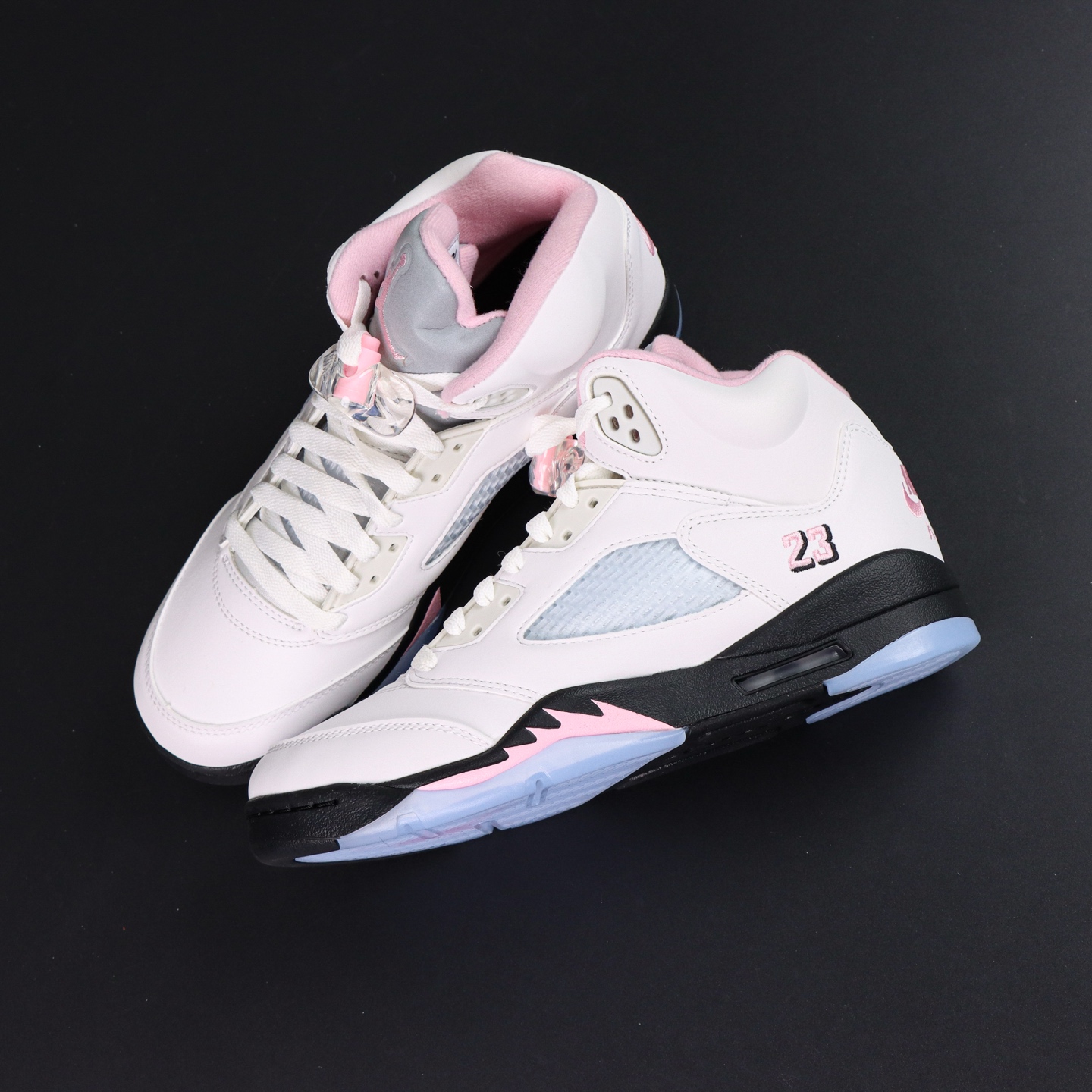 Air Jordan 5 Medium Soft Pink Sneakers White/Pink Authentic Style 10 i1754049201209 2807 0 8