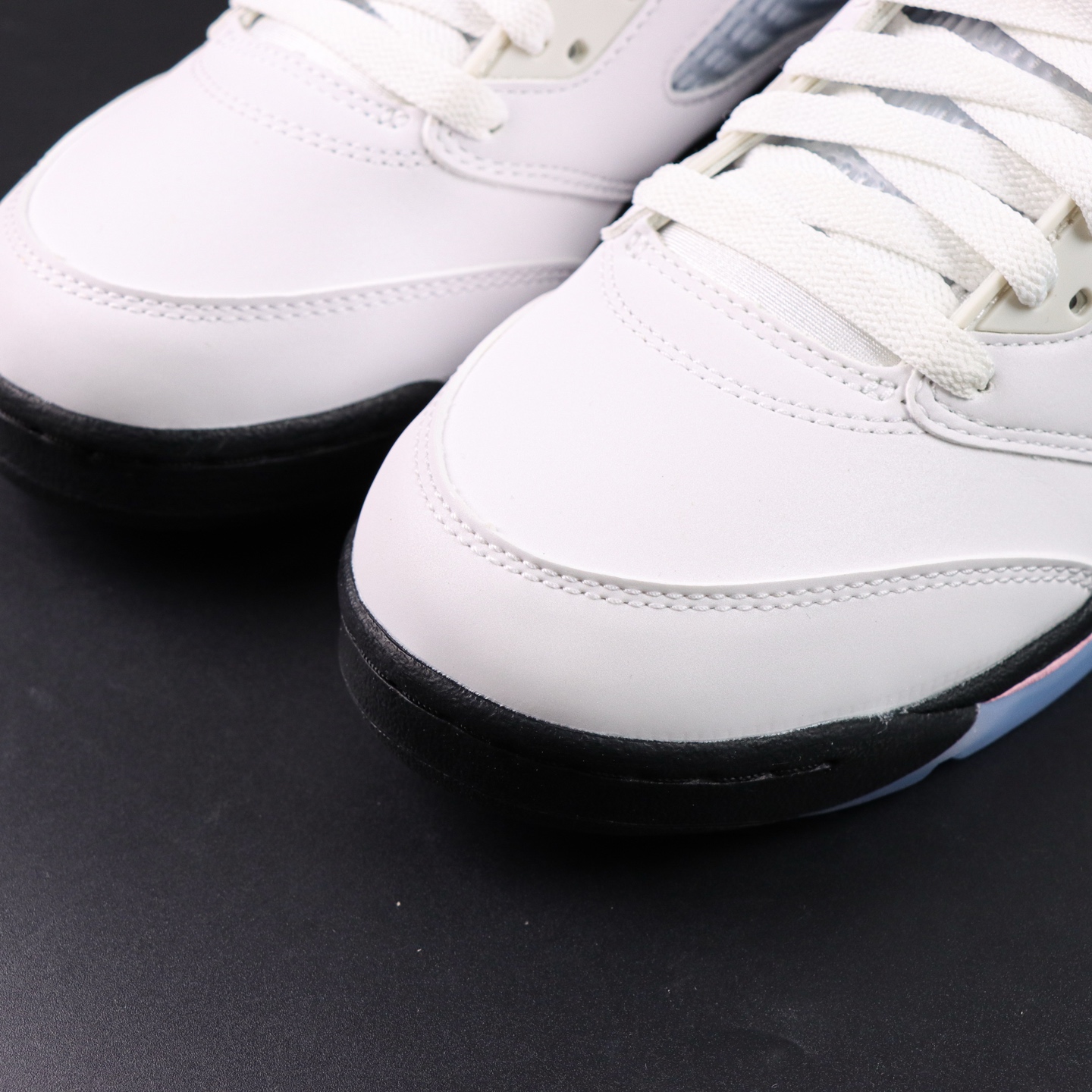 Air Jordan 5 Medium Soft Pink Sneakers White/Pink Authentic Style 8 i1754049202975 3966 0 6