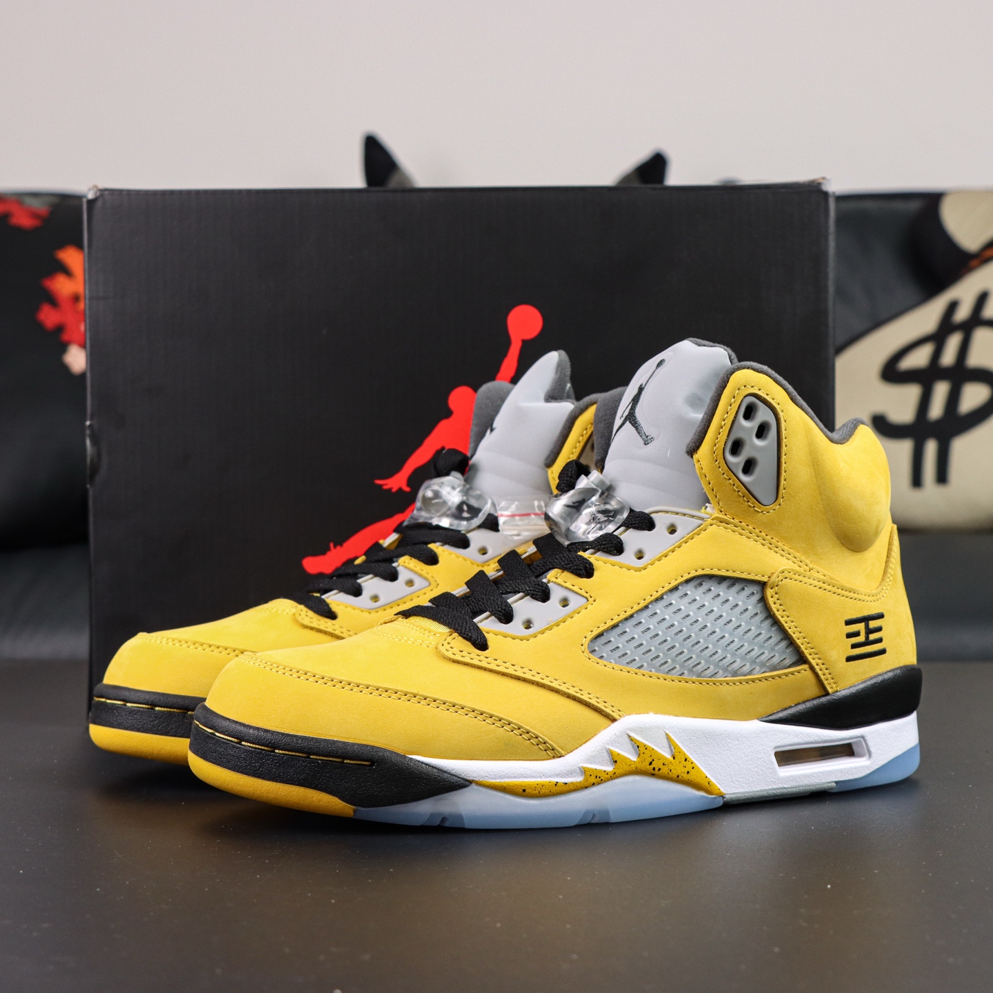 Air Jordan 5 Retro Tokyo T23 Yellow Basketball Shoes - Limited Edition 5 i1754049564412 1358 0 3