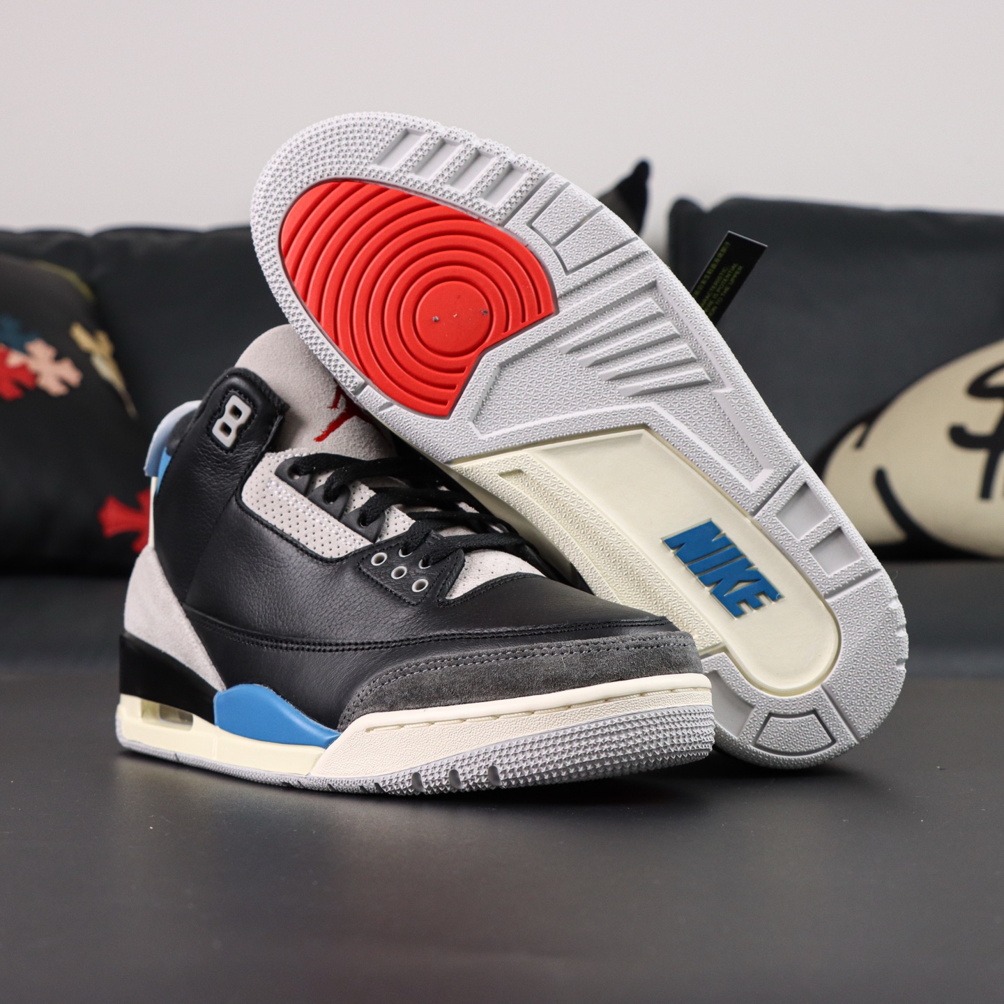 Jordan Air Jordan 3 Retro "Rare Air" Black Grey Red Sneakers 3 i1755522499604 4605 0 2