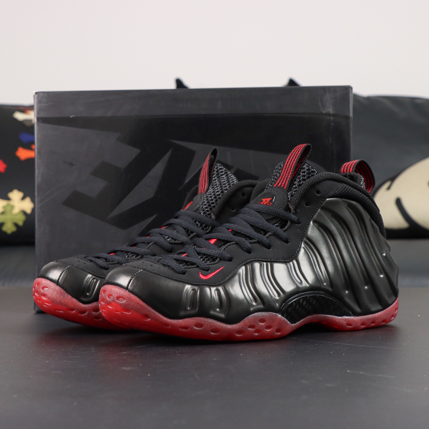 Nike Air Foamposite One 'Cough Drop' Black Red IB2219-001 Basketball Shoes 5 i1756292688760 1549 0 3