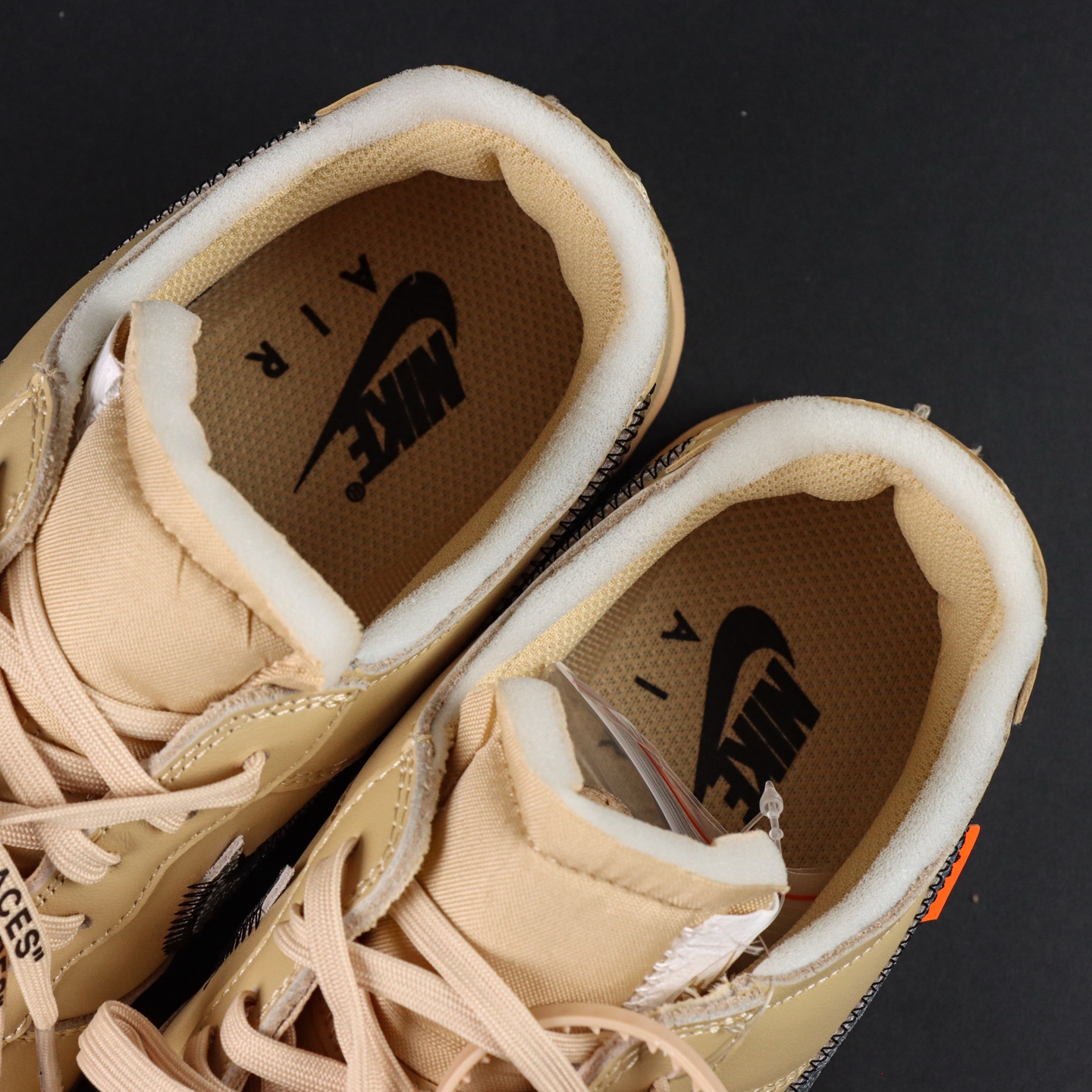 Off-White x Nike Air Force 1 'Art Gallery' Gold Sneakers - Limited Edition 9 i1756815329837 70 0 7