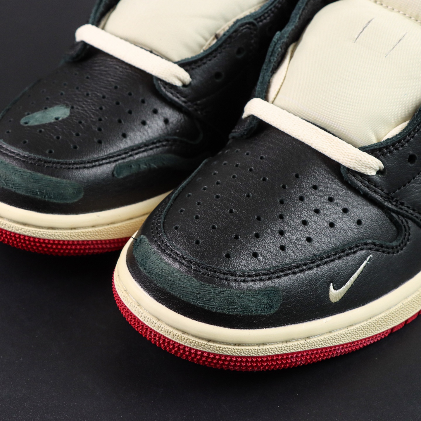 Nigel Sylvester x Air Jordan 1 Low OG 'Better With Time' - Black/White/Red 7 i1756815410681 7229 0 6