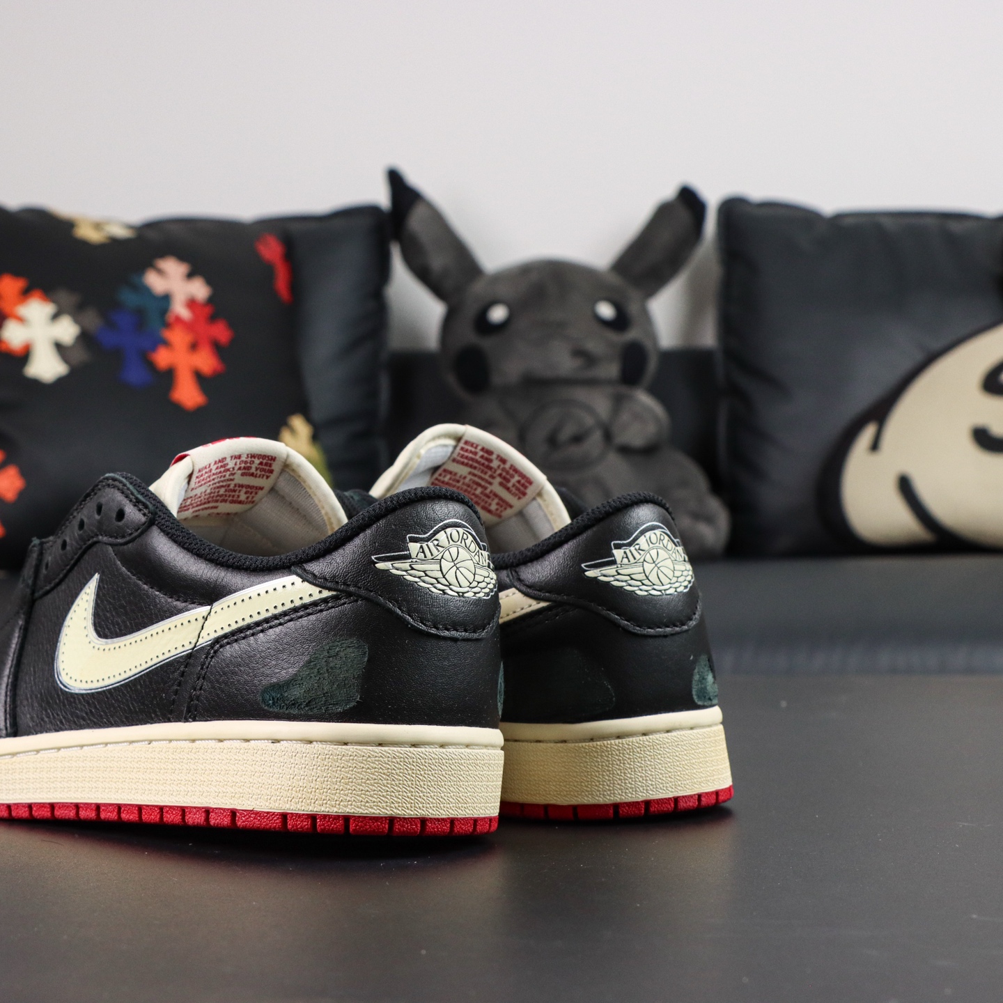 Nigel Sylvester x Air Jordan 1 Low OG 'Better With Time' - Black/White/Red 6 i1756815410730 1846 0 5