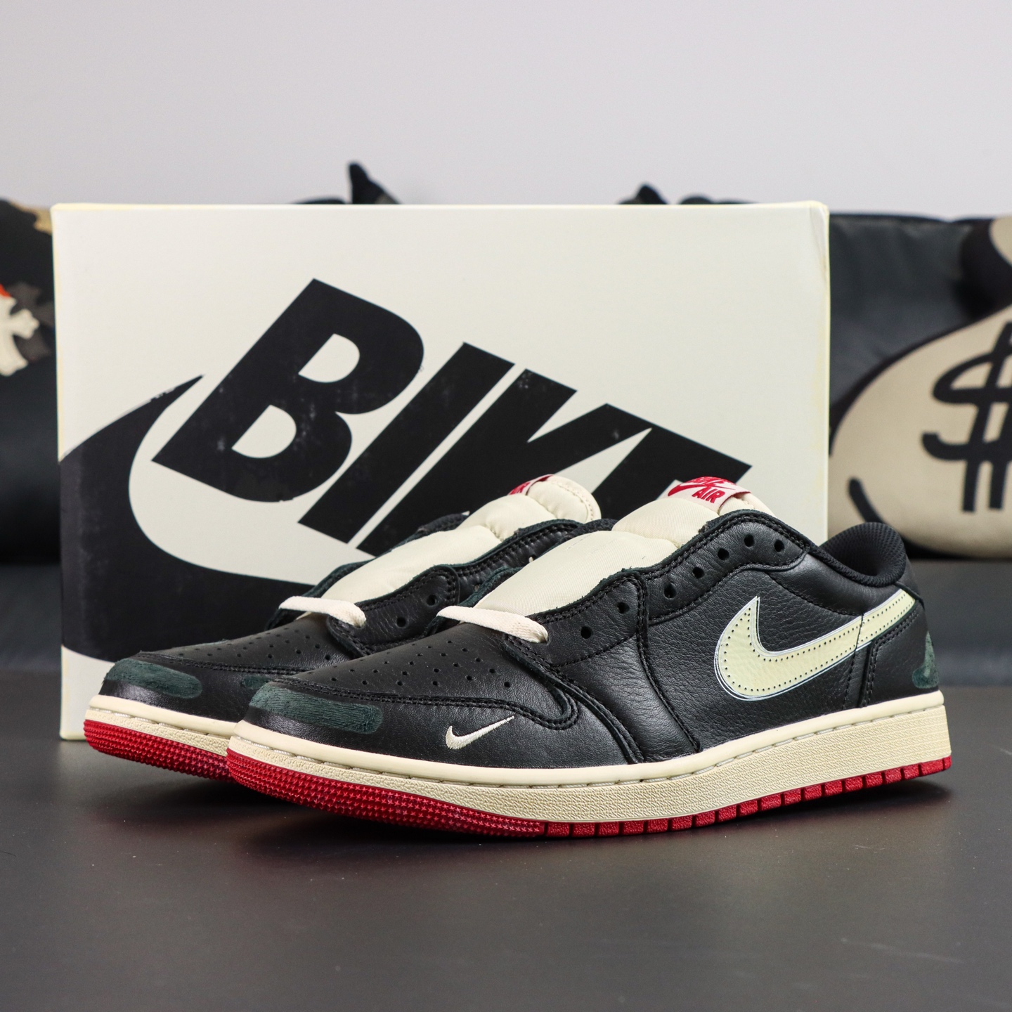 Nigel Sylvester x Air Jordan 1 Low OG 'Better With Time' - Black/White/Red 4 i1756815412017 2902 0 3