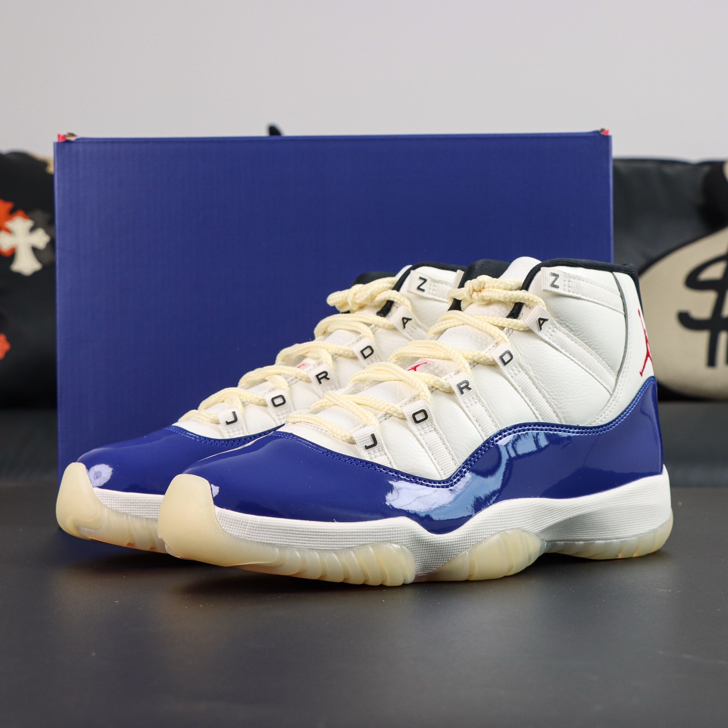 Air Jordan 11 Retro 'RARE AIR' Blue White Basketball Shoes For Men 5 i1756815478439 5502 0 3