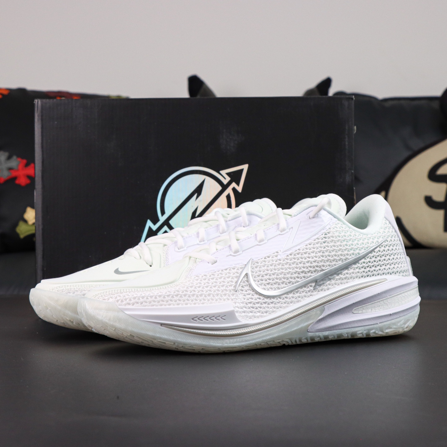 Nike Air Zoom G.T. Cut 1 Basketball Shoes - White/Ghost - CZ0176-102 5 i1758801039819 2399 0 3