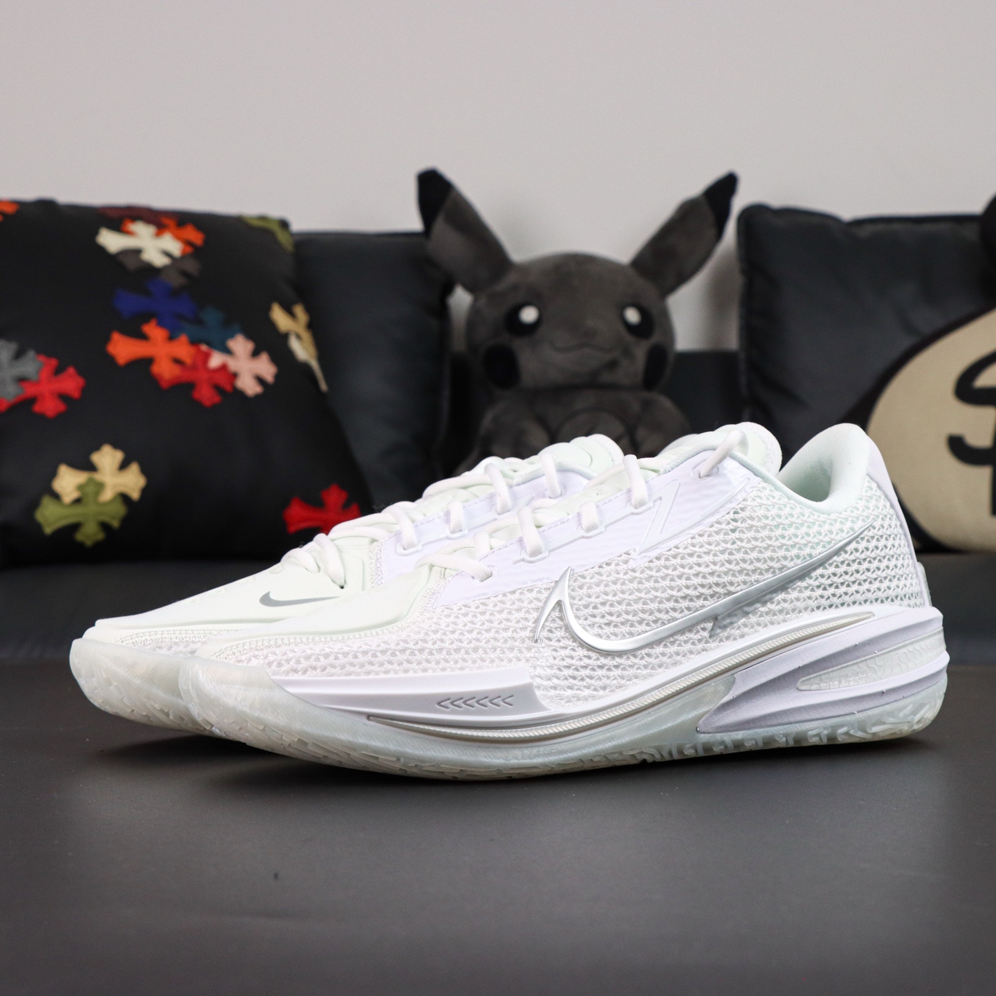 Nike Air Zoom G.T. Cut 1 Basketball Shoes - White/Ghost - CZ0176-102 2 i1758801039819 3372 0 0