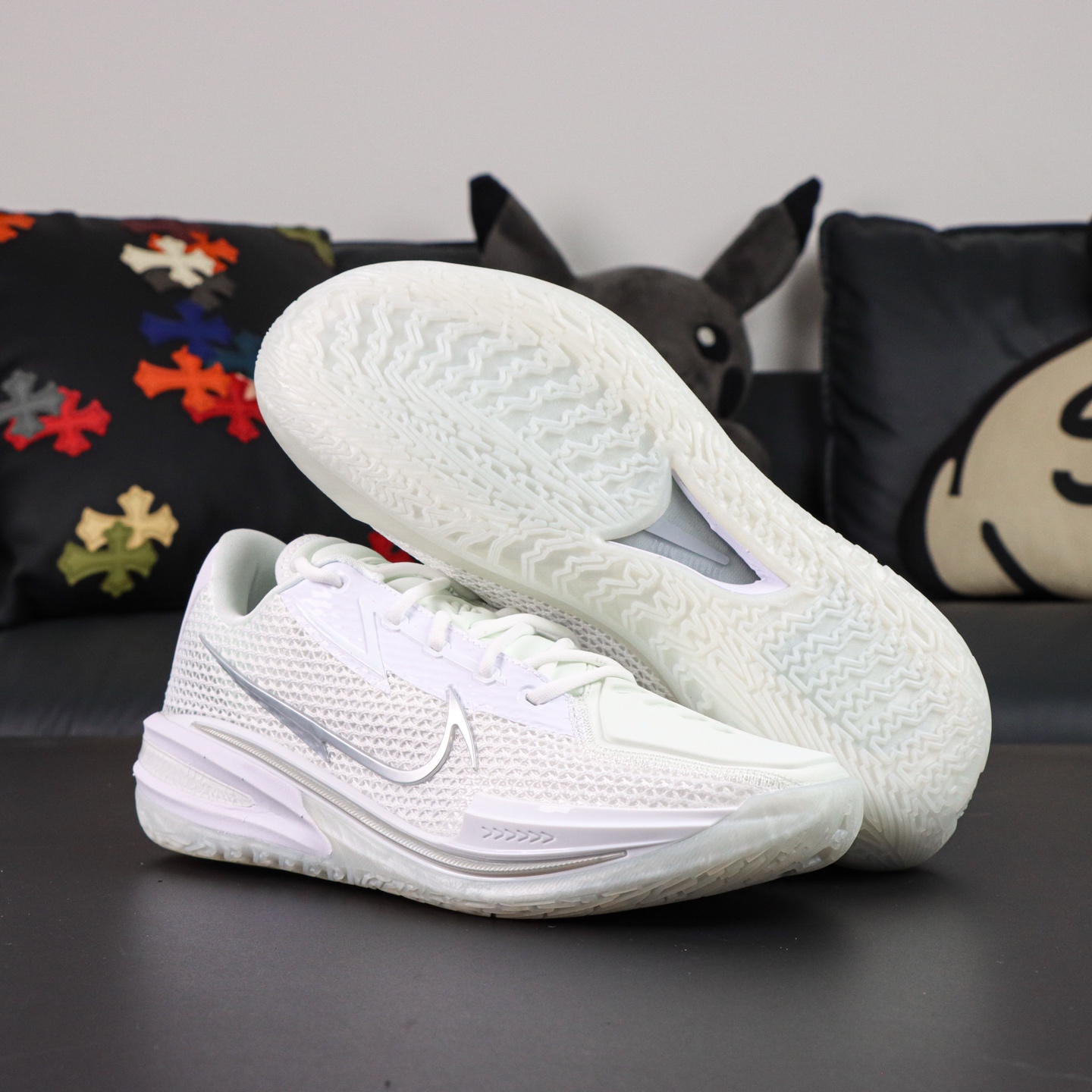 Nike Air Zoom G.T. Cut 1 Basketball Shoes - White/Ghost - CZ0176-102 4 i1758801039819 8320 0 2