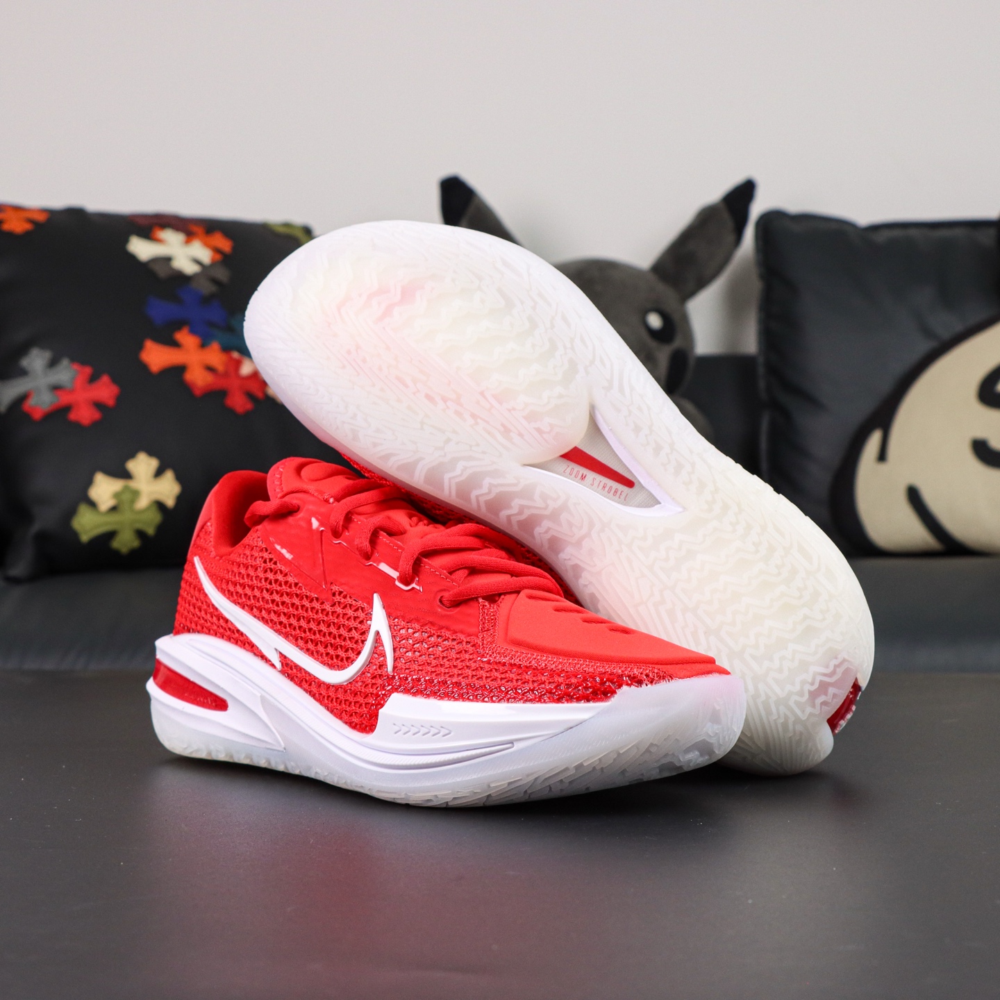 Nike Air Zoom G.T. Cut 1 Basketball Shoes - Red/White, Enhanced Performance 4 i1758801095614 730 0 2