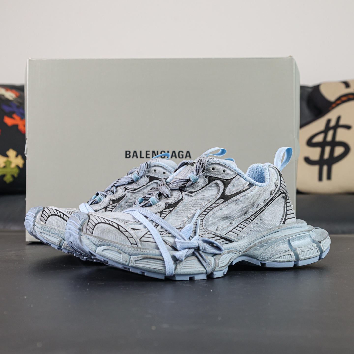 Balenciaga巴黎世家 3XL 10代OG纯原生产线出品 网面轻便型老爹鞋 OG纯原特价款官方同步