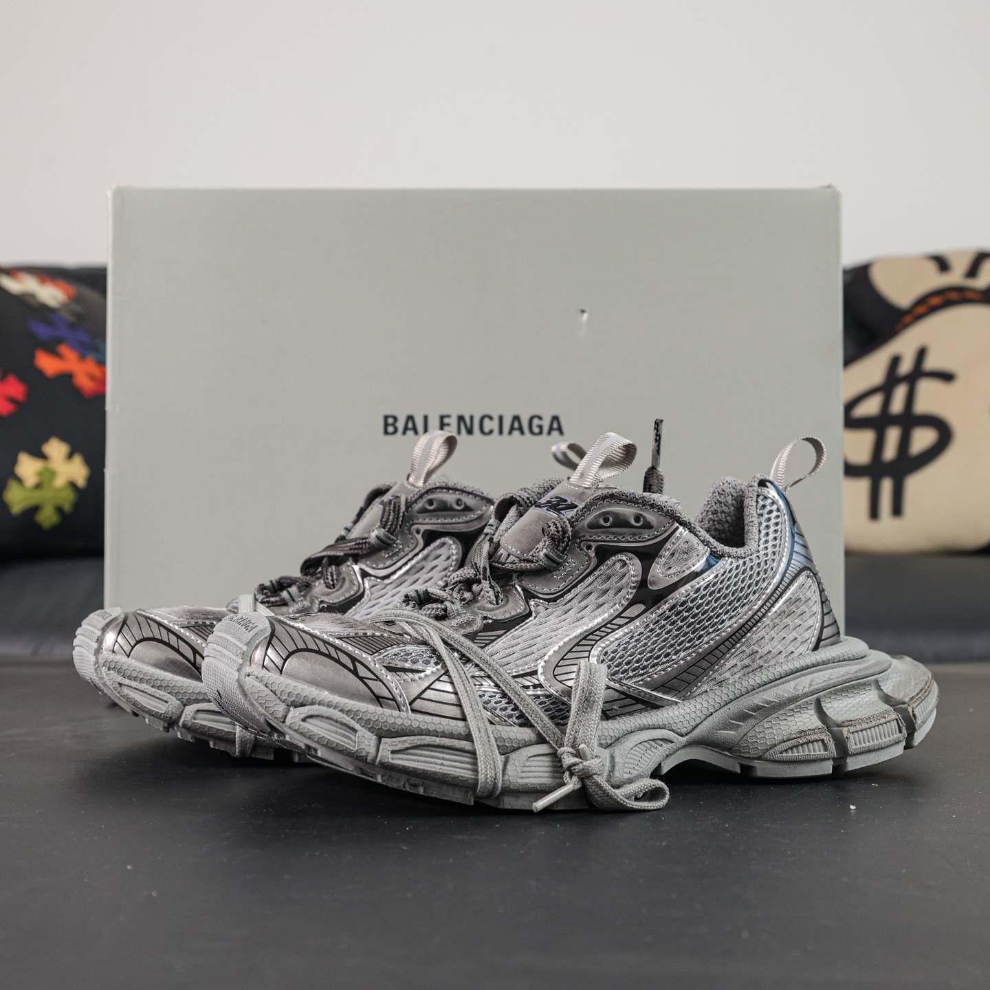 Balenciaga巴黎世家 3XL 10代OG纯原生产线出品 网面轻便型老爹鞋 OG纯原特价款官方同步
