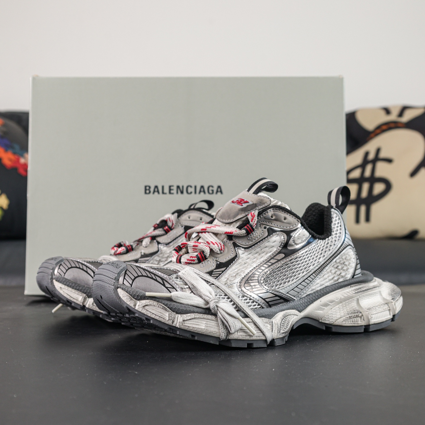 Balenciaga巴黎世家 3XL 10代OG纯原生产线出品 网面轻便型老爹鞋 OG纯原特价款官方同步