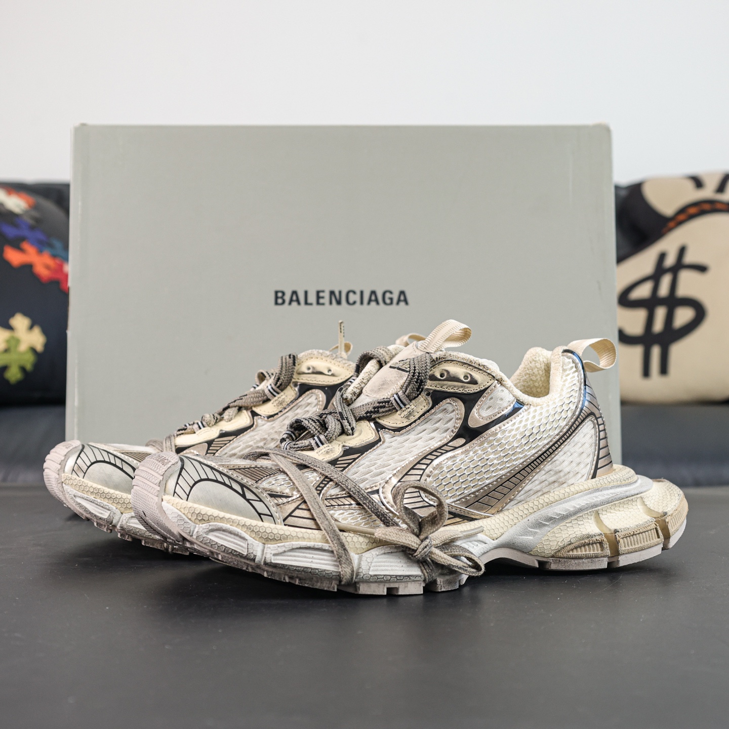 Balenciaga巴黎世家 3XL 10代OG纯原生产线出品 网面轻便型老爹鞋 OG纯原特价款官方同步
