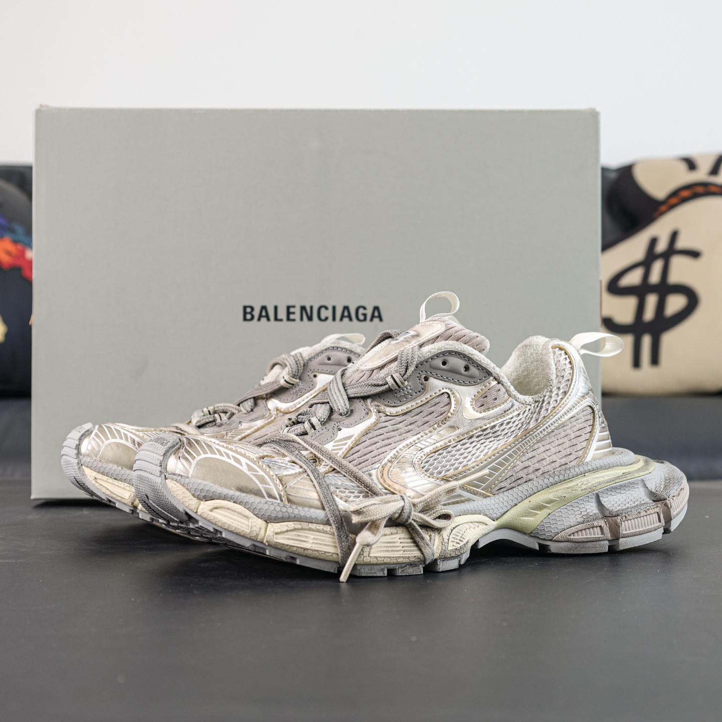 Balenciaga巴黎世家 3XL 10代OG纯原生产线出品 网面轻便型老爹鞋 OG纯原特价款官方同步