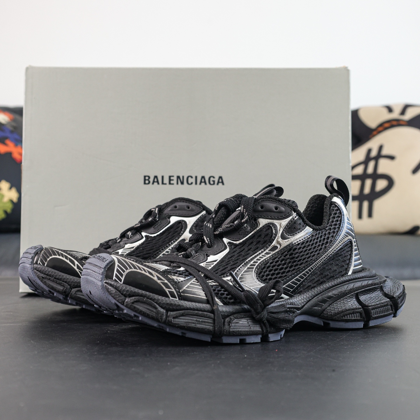 Balenciaga巴黎世家 3XL 10代OG纯原生产线出品 网面轻便型老爹鞋 OG纯原特价款官方同步