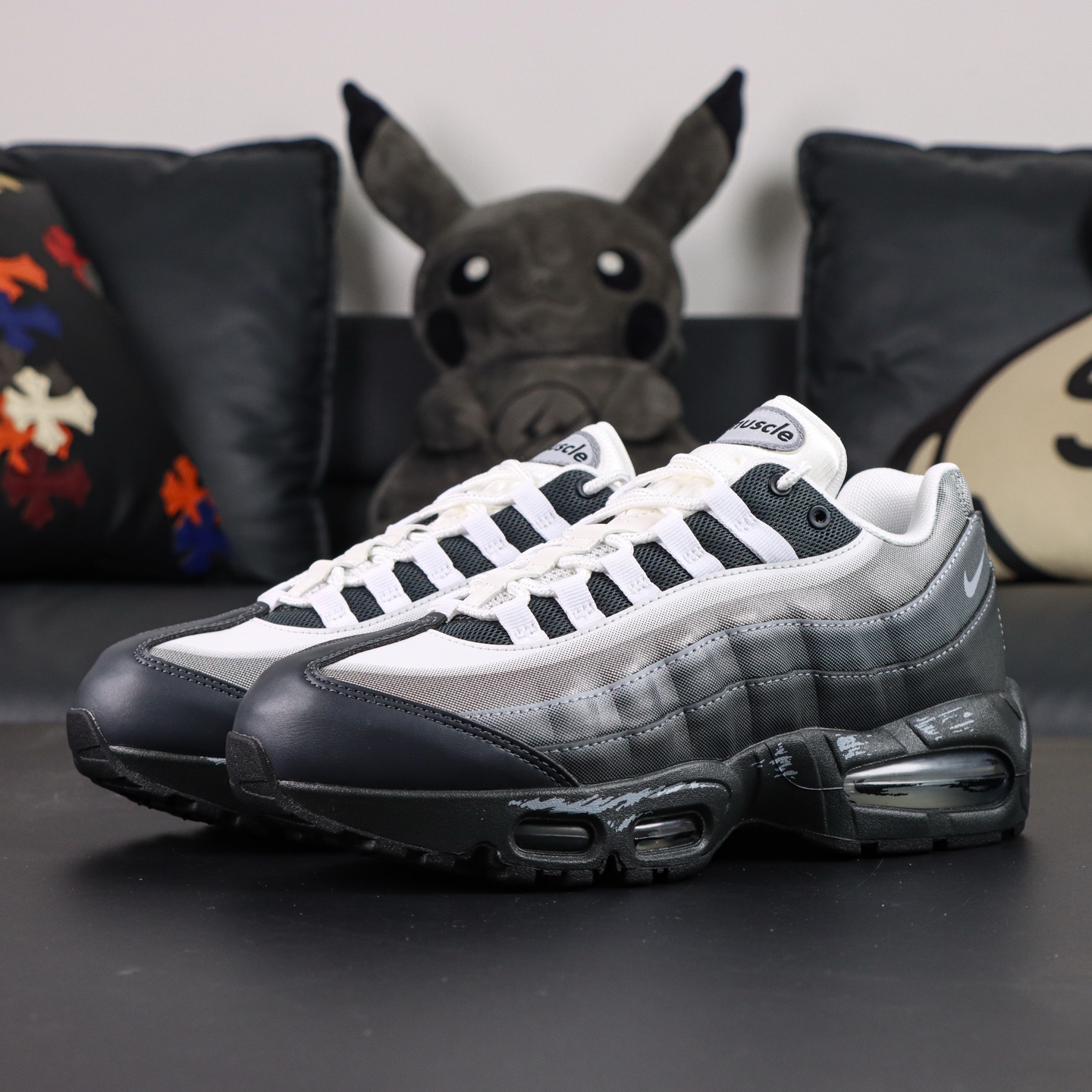 Yu-Gi-Oh! x Nike Air Muscle 95 游戏王联名 灰色GX纯原生产线出品Air 