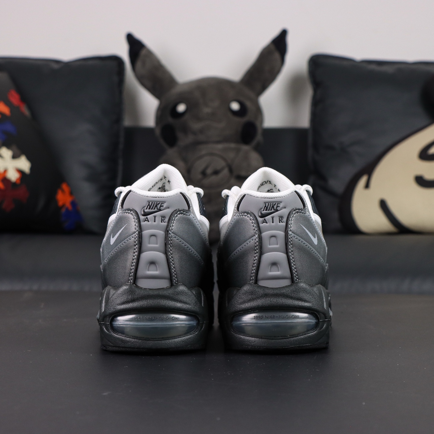 Yu-Gi-Oh! x Nike Air Muscle 95 游戏王联名 灰色GX纯原生产线出品Air 