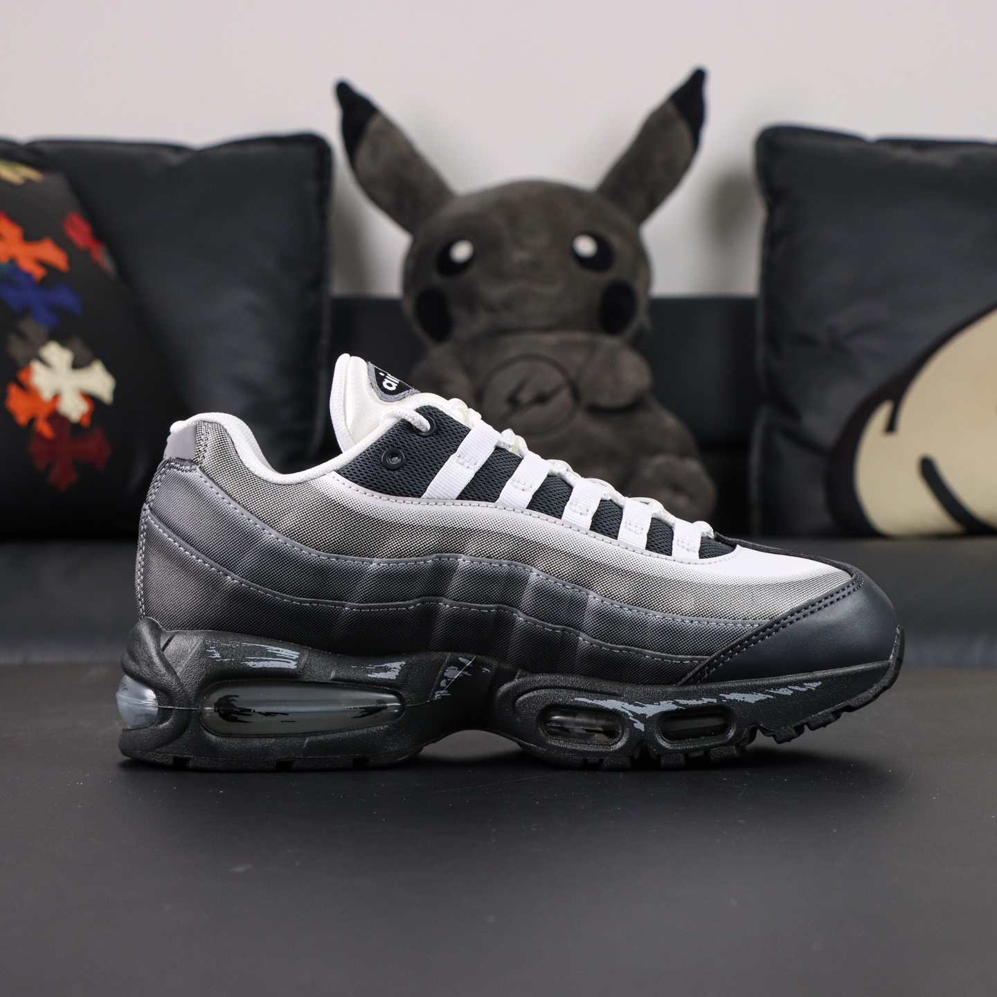 Yu-Gi-Oh! x Nike Air Muscle 95 游戏王联名 灰色GX纯原生产线出品Air 