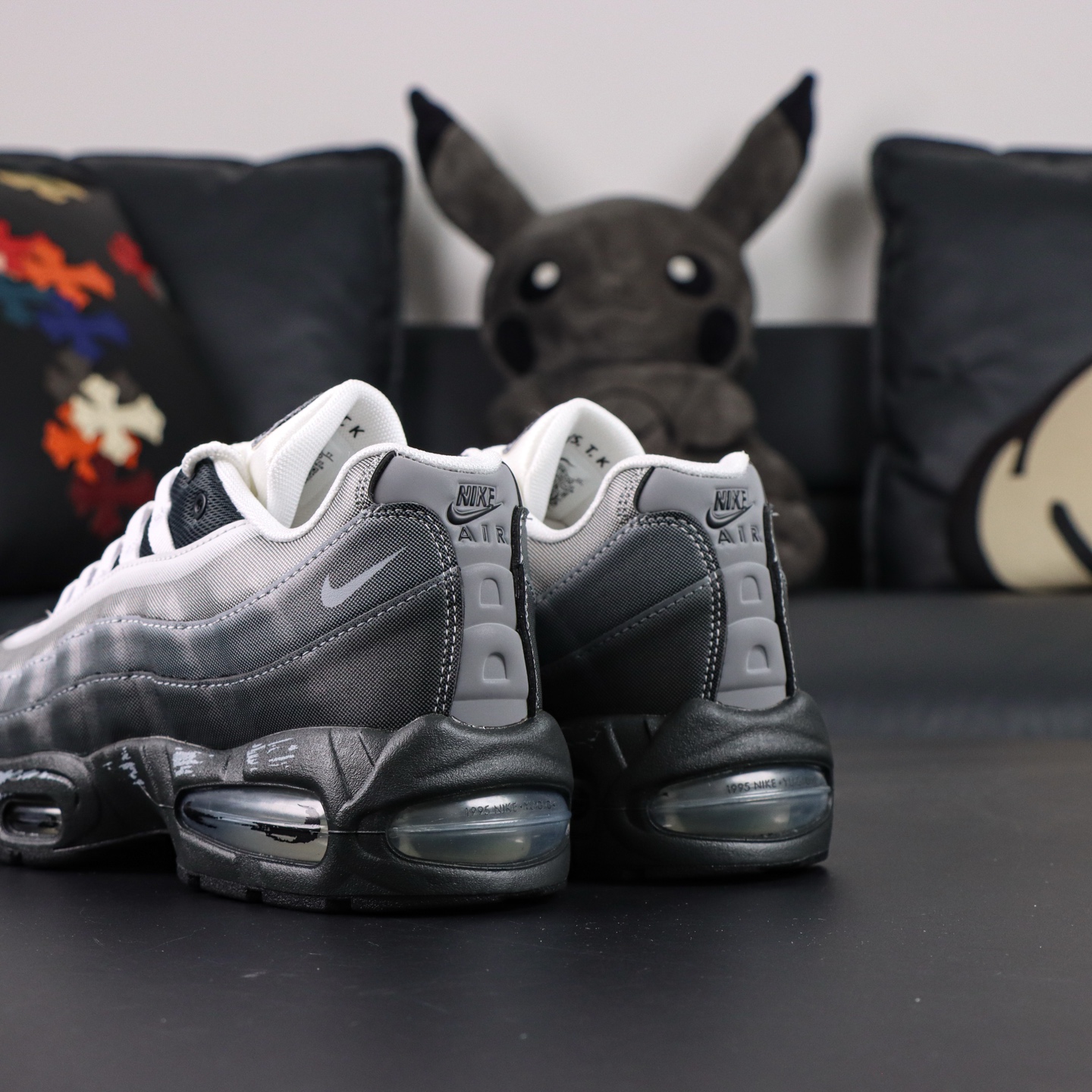 Yu-Gi-Oh! x Nike Air Muscle 95 游戏王联名 灰色GX纯原生产线出品Air 