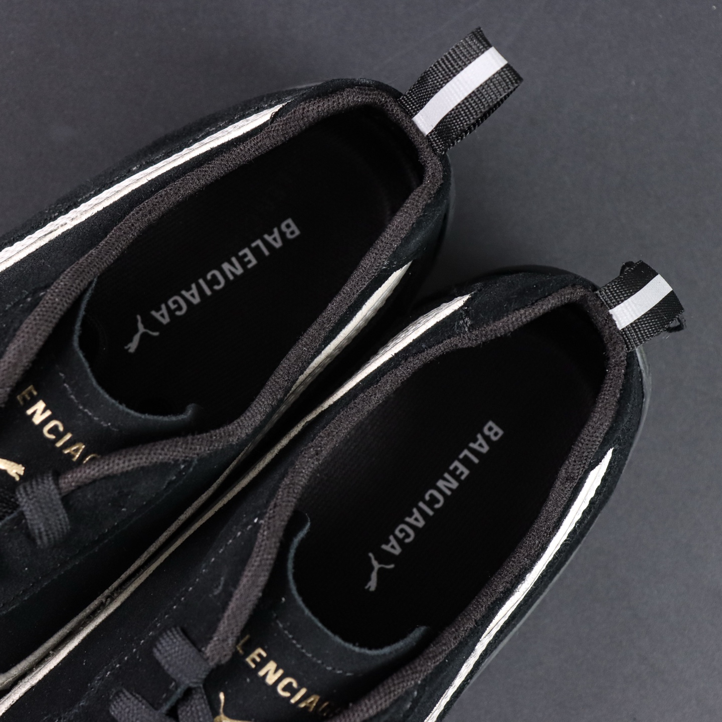 PUMA x Balenciaga巴黎世家 Speedcat 系列 薄底鞋德训鞋赛车鞋 黑色S2纯原生产