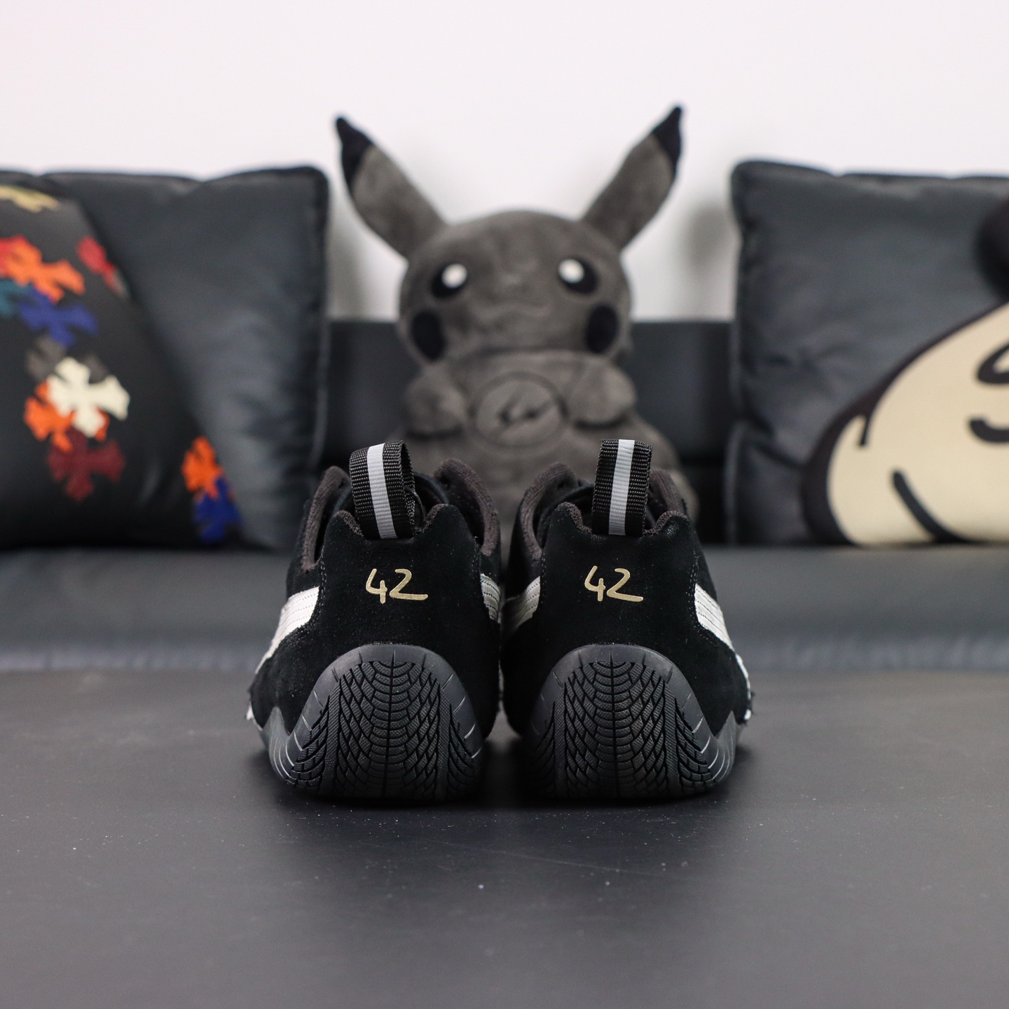 PUMA x Balenciaga巴黎世家 Speedcat 系列 薄底鞋德训鞋赛车鞋 黑色S2纯原生产