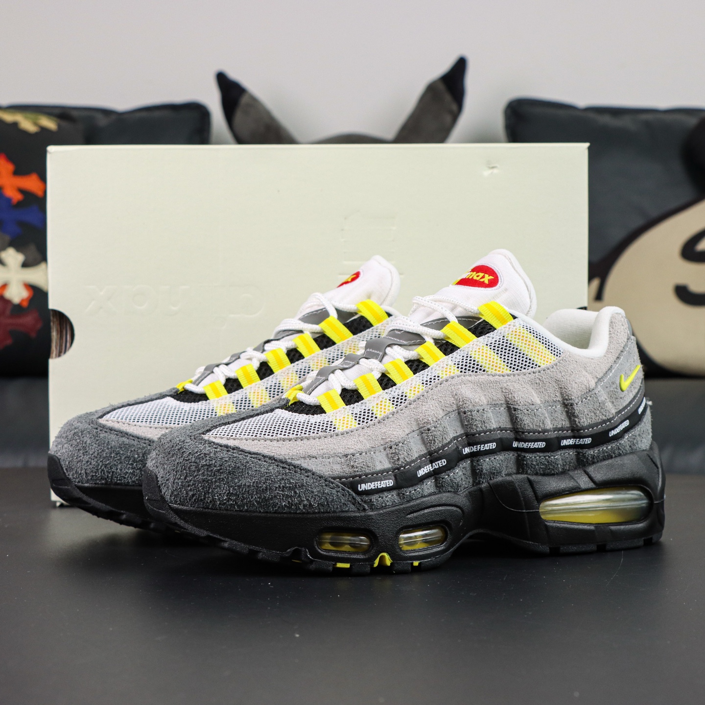 UNDEFEATED × Nike Air Max 95 SP 上海限定 灰黄GX纯原生产线出品Air 