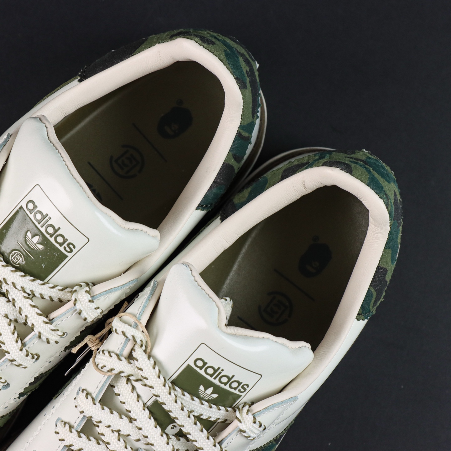 Adidas CLOT X BAPE SUPERSTAR BY E 陈冠希联名 锯齿休闲板鞋 大厂纯原生