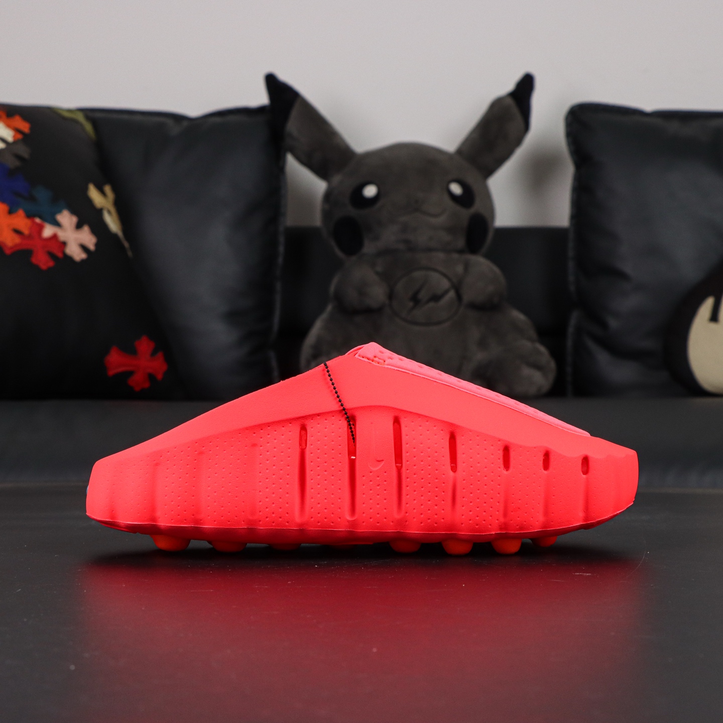 Nike Mind 001 黑科技足底按摩舒适柔软包头拖鞋 红色S2纯原生产线出品该系列首作 Mind 