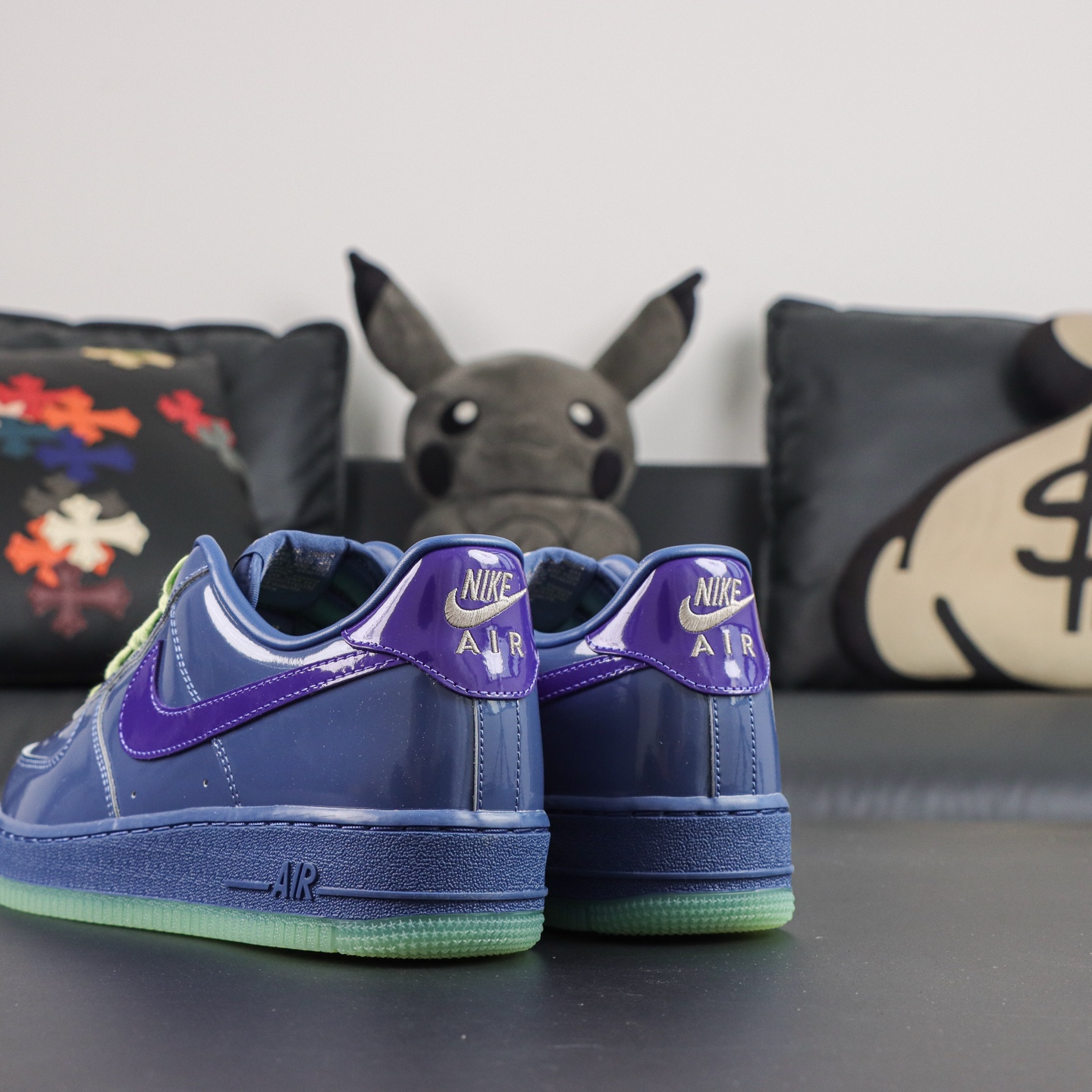 NK AIR Force 1 Low 空军一号漆皮 蓝色 SF半纯原生产线出品 独家全新2026档案数据 原厂Sades NK AIR Force 1 Low 空军一号漆皮 蓝色 SF半纯原生产线出品 独家全新2026档案数据 原厂Sades