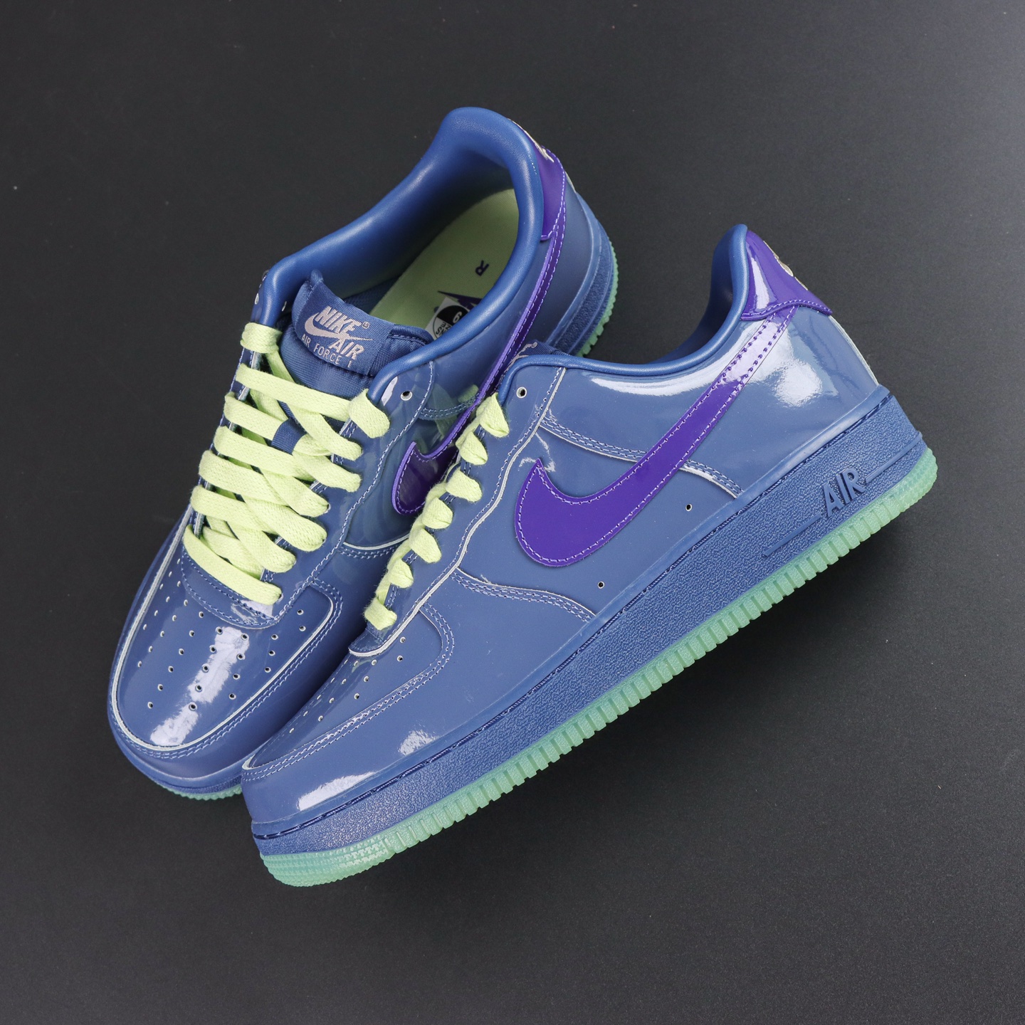 NK AIR Force 1 Low 空军一号漆皮 蓝色 SF半纯原生产线出品 独家全新2026档案数据 原厂Sades NK AIR Force 1 Low 空军一号漆皮 蓝色 SF半纯原生产线出品 独家全新2026档案数据 原厂Sades